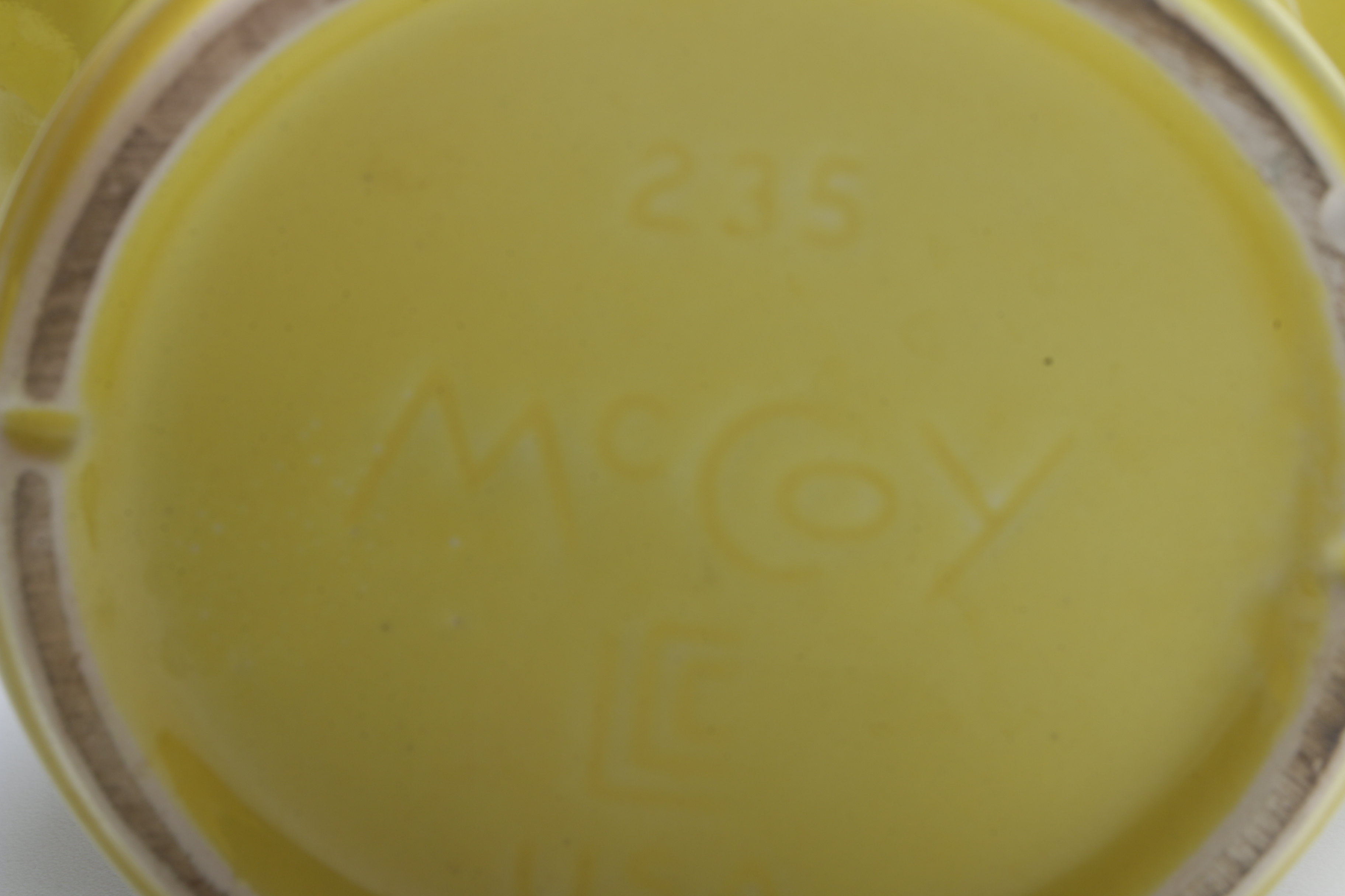 1970s McCoy Pottery "Have a Happy Day" Smiley Face Mugs, Cookie Jar, and Bank