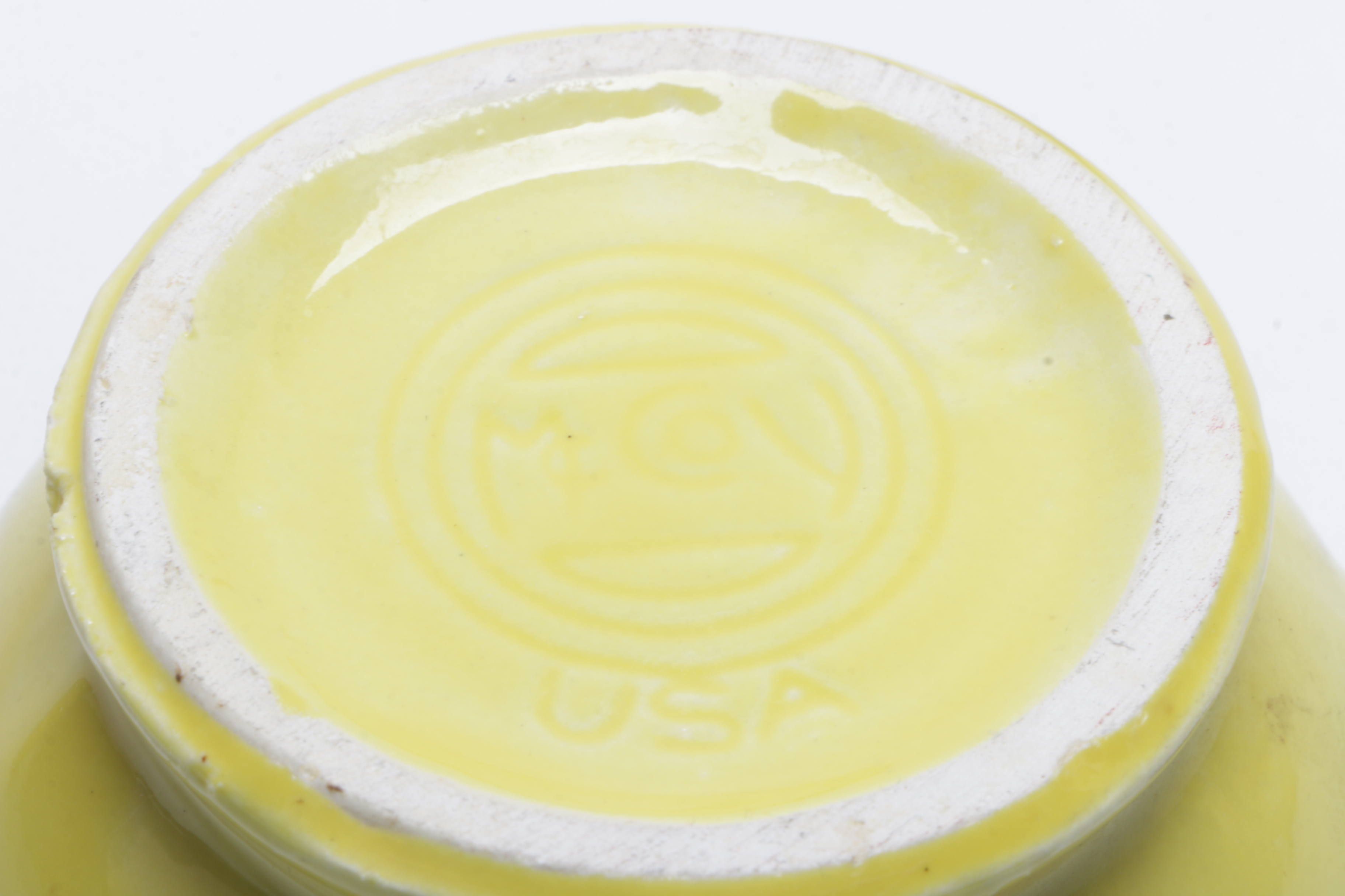 1970s McCoy Pottery "Have a Happy Day" Smiley Face Mugs, Cookie Jar, and Bank