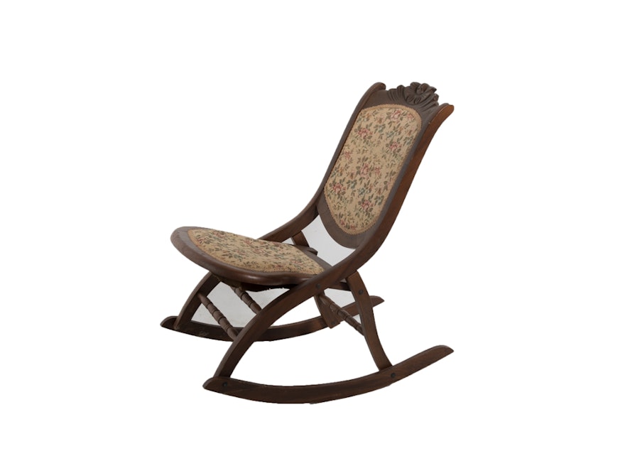Victorian Collapsible Rocking Chair