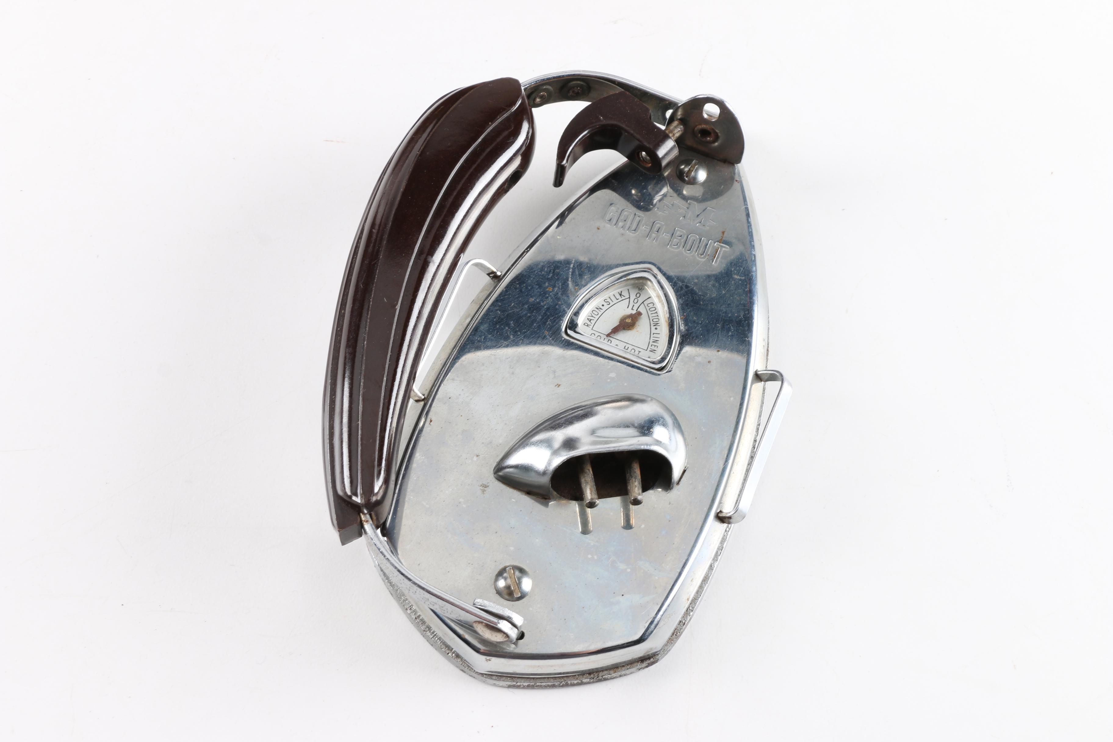 Vintage Clothing Irons and Carrying Case