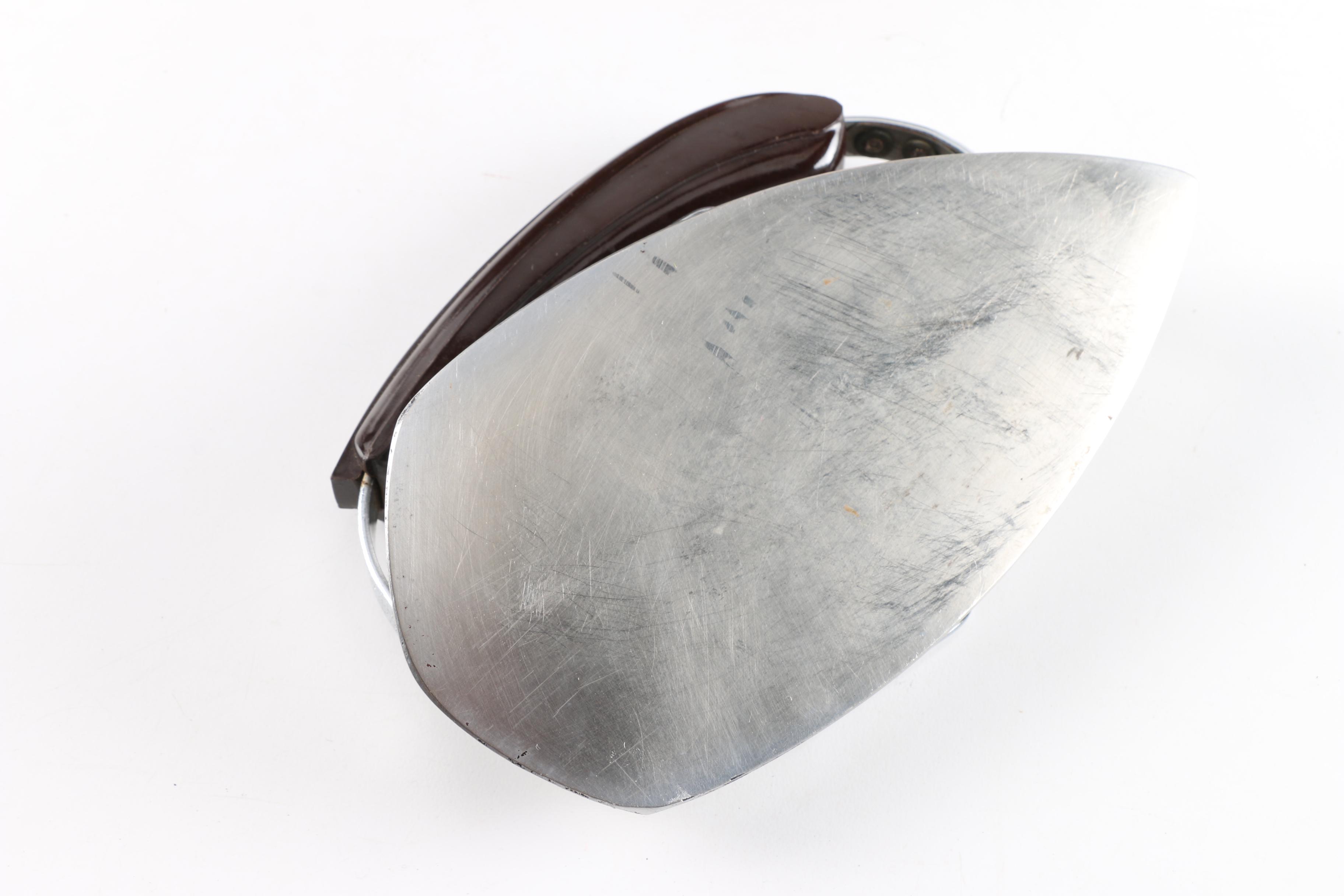 Vintage Clothing Irons and Carrying Case