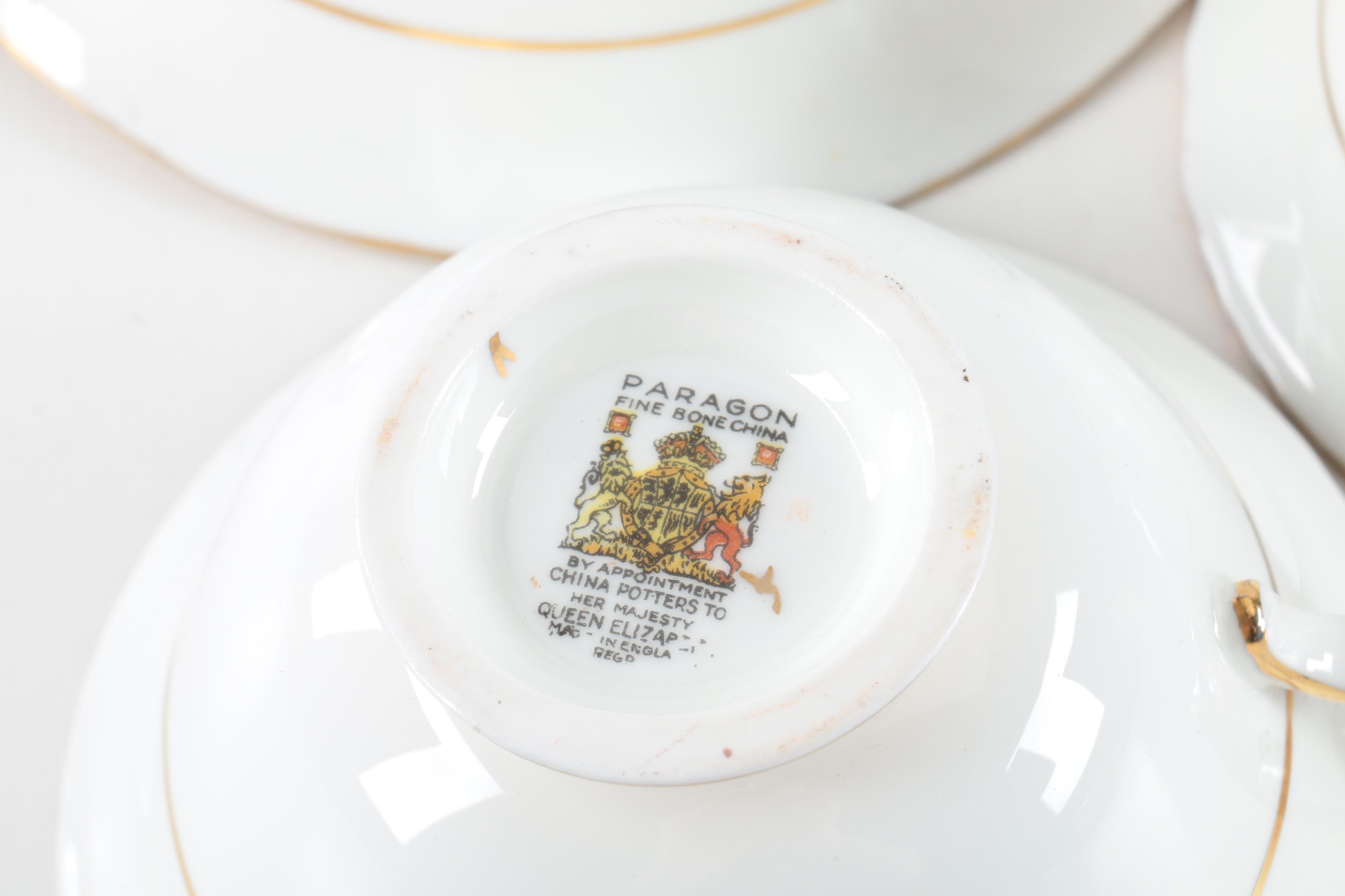 Paragon China Tableware Set