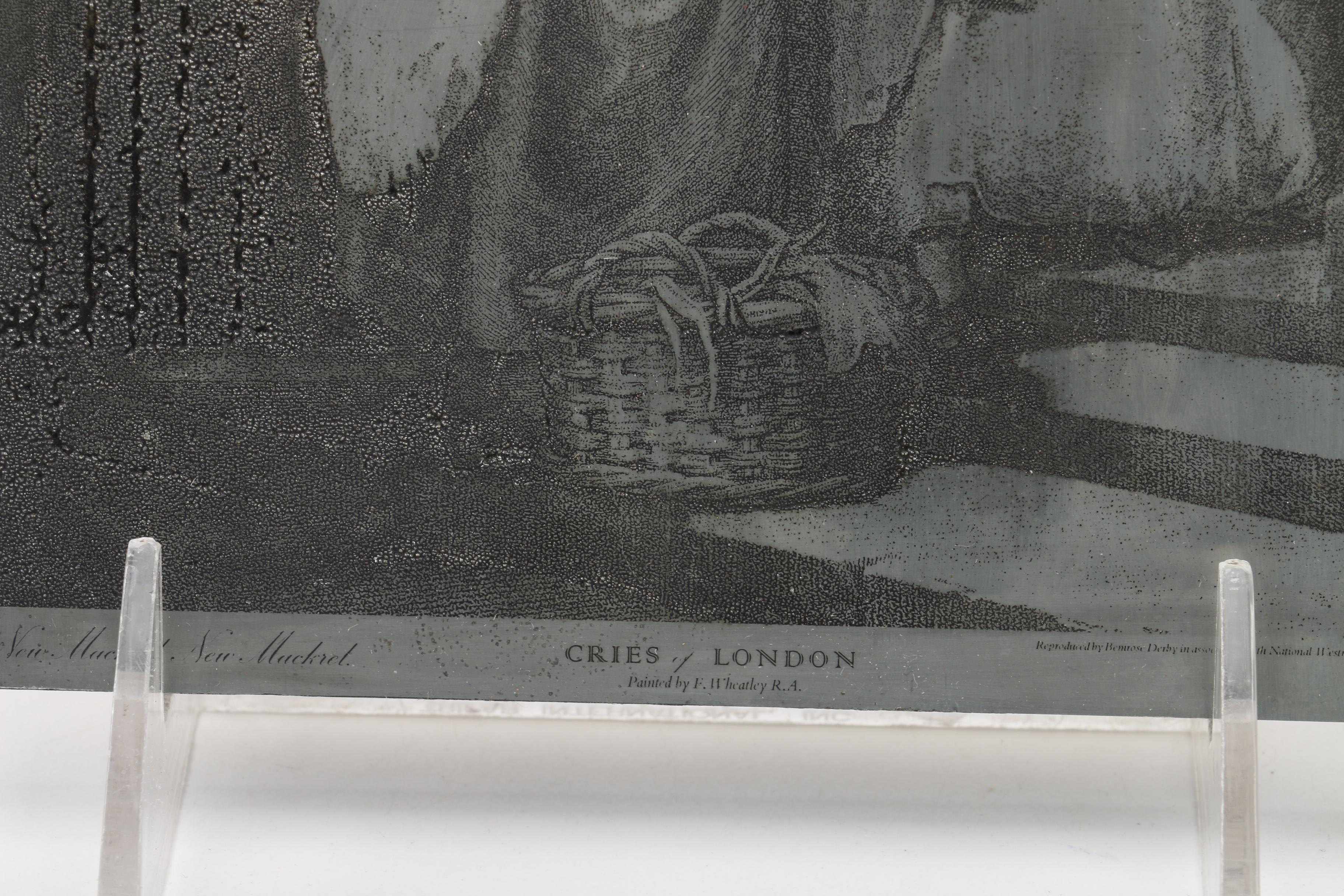 Wall Hanging After F.W. Wheatley's "Cries of London"
