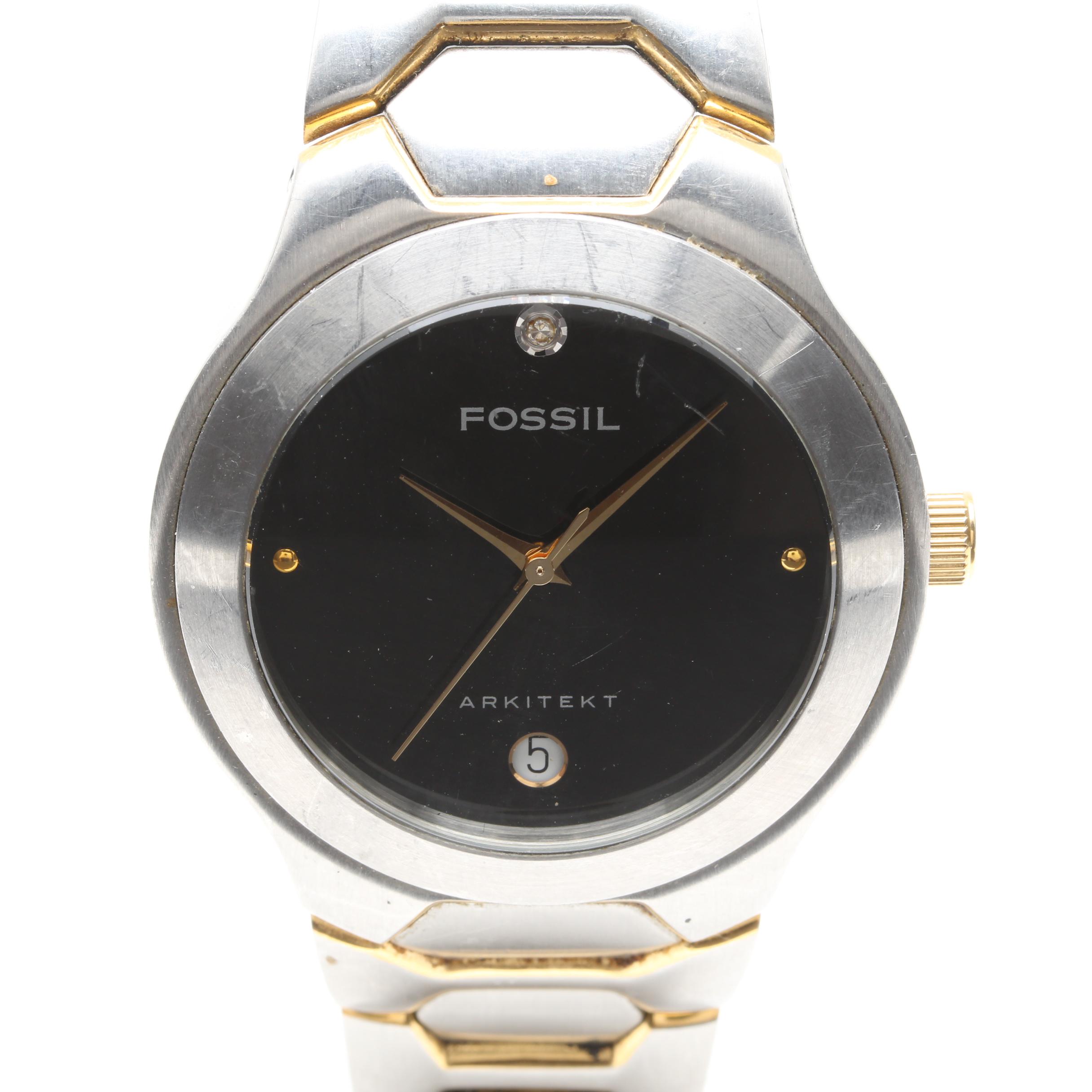 Fossil "Arkitekt" Diamond Watch