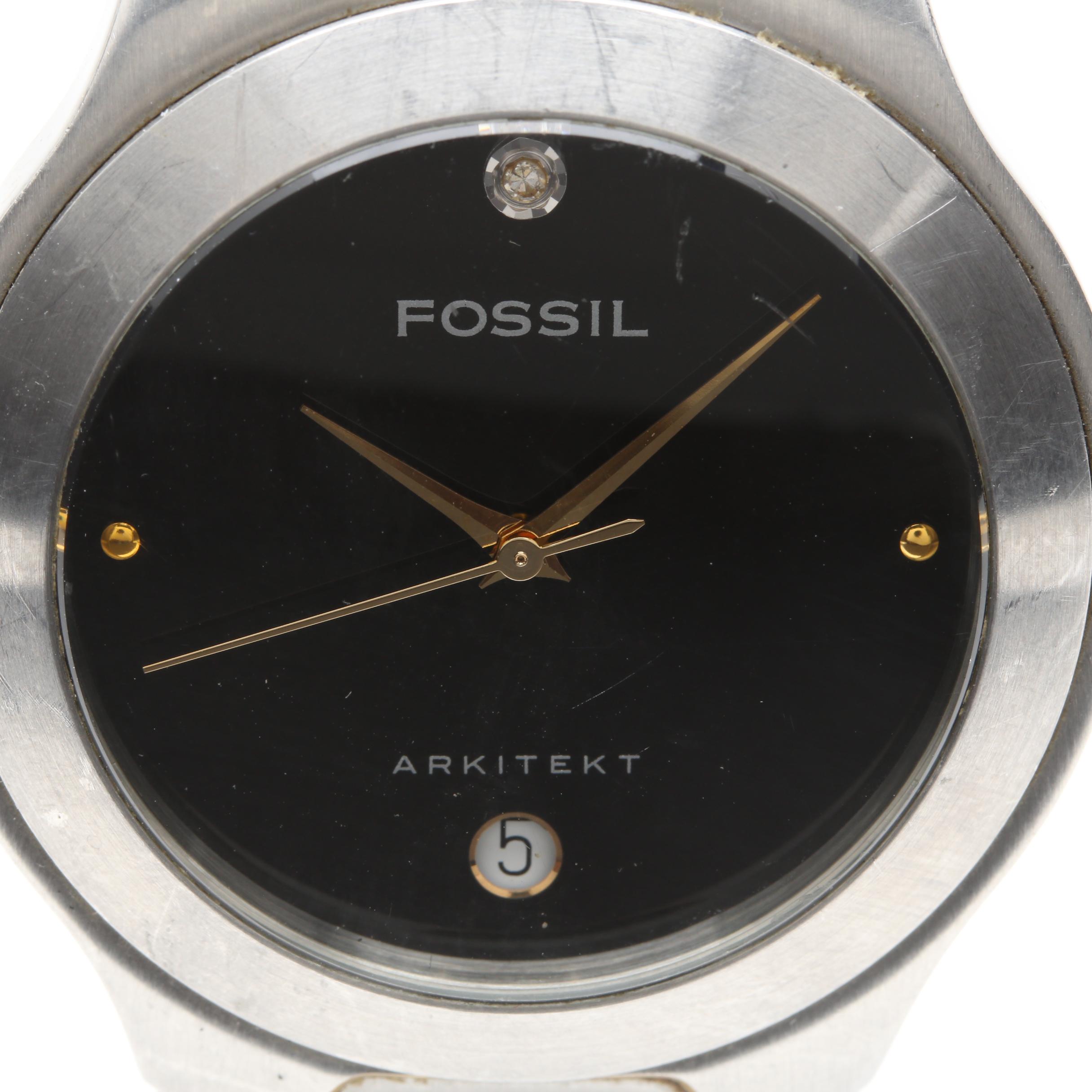 Fossil "Arkitekt" Diamond Watch