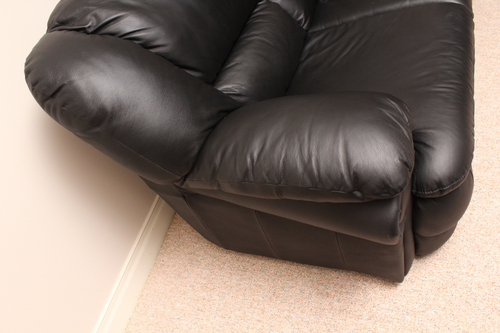 Faux Leather Sofa by Chateau D'Ax