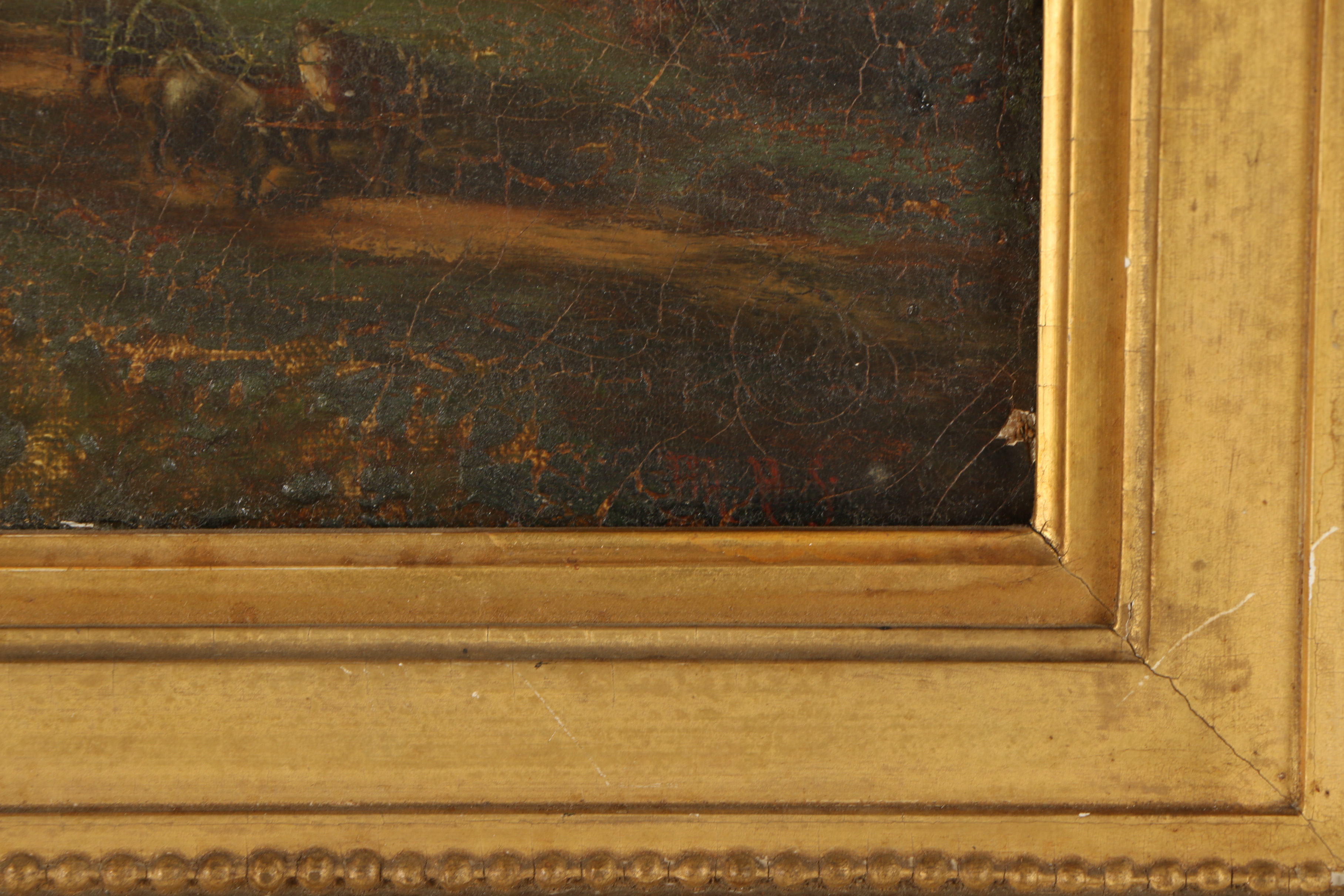 19th-Century Hudson River School Oil Painting