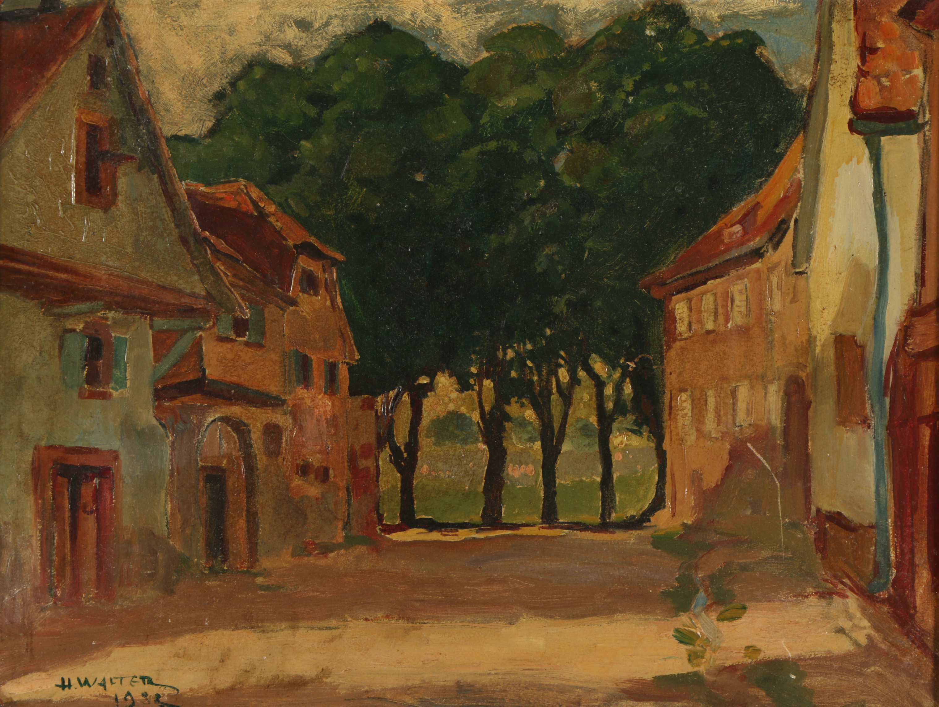 H. Walter Oil Painting