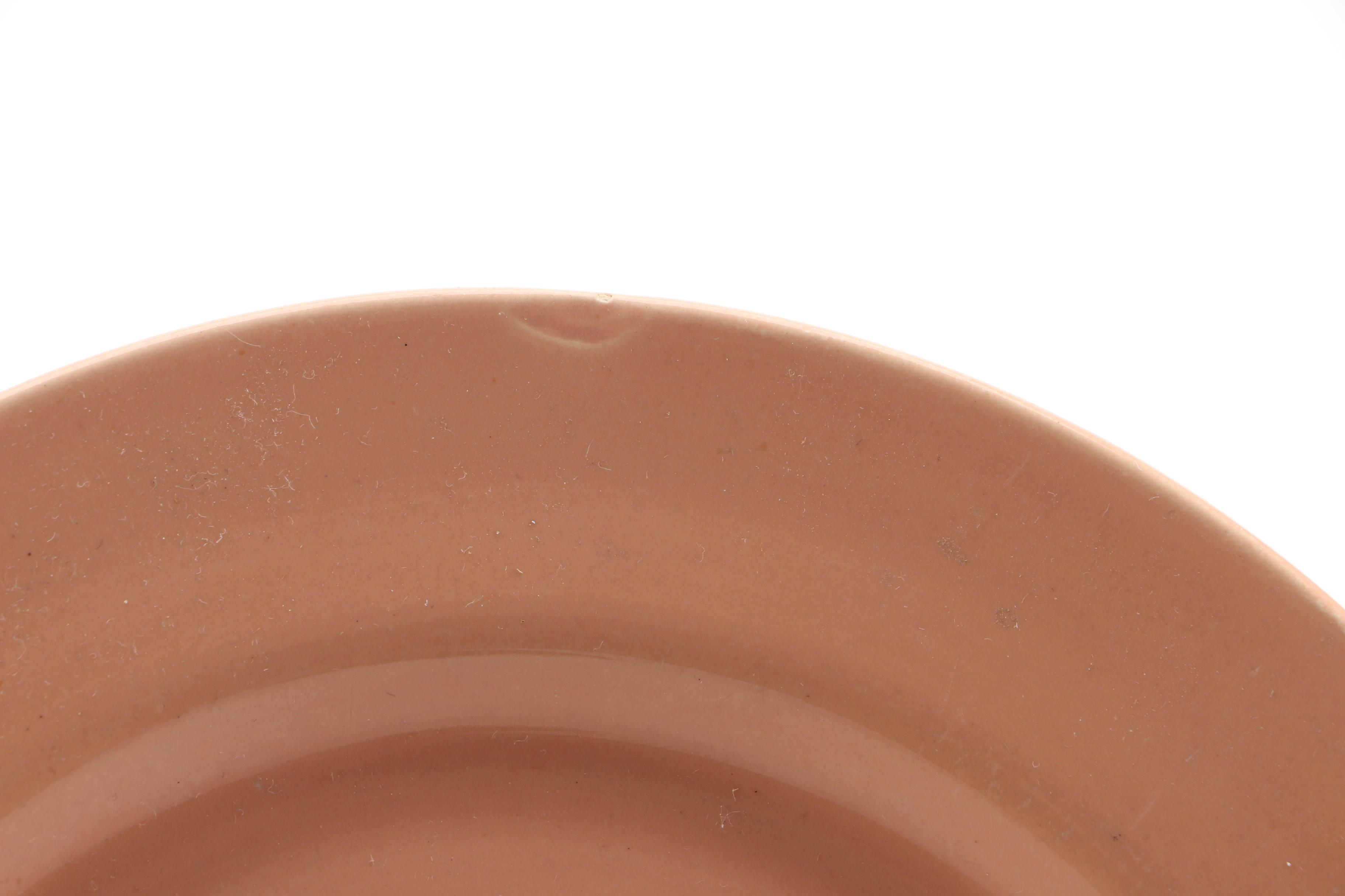 California Pottery Metlox Apricot Plates and Saucers