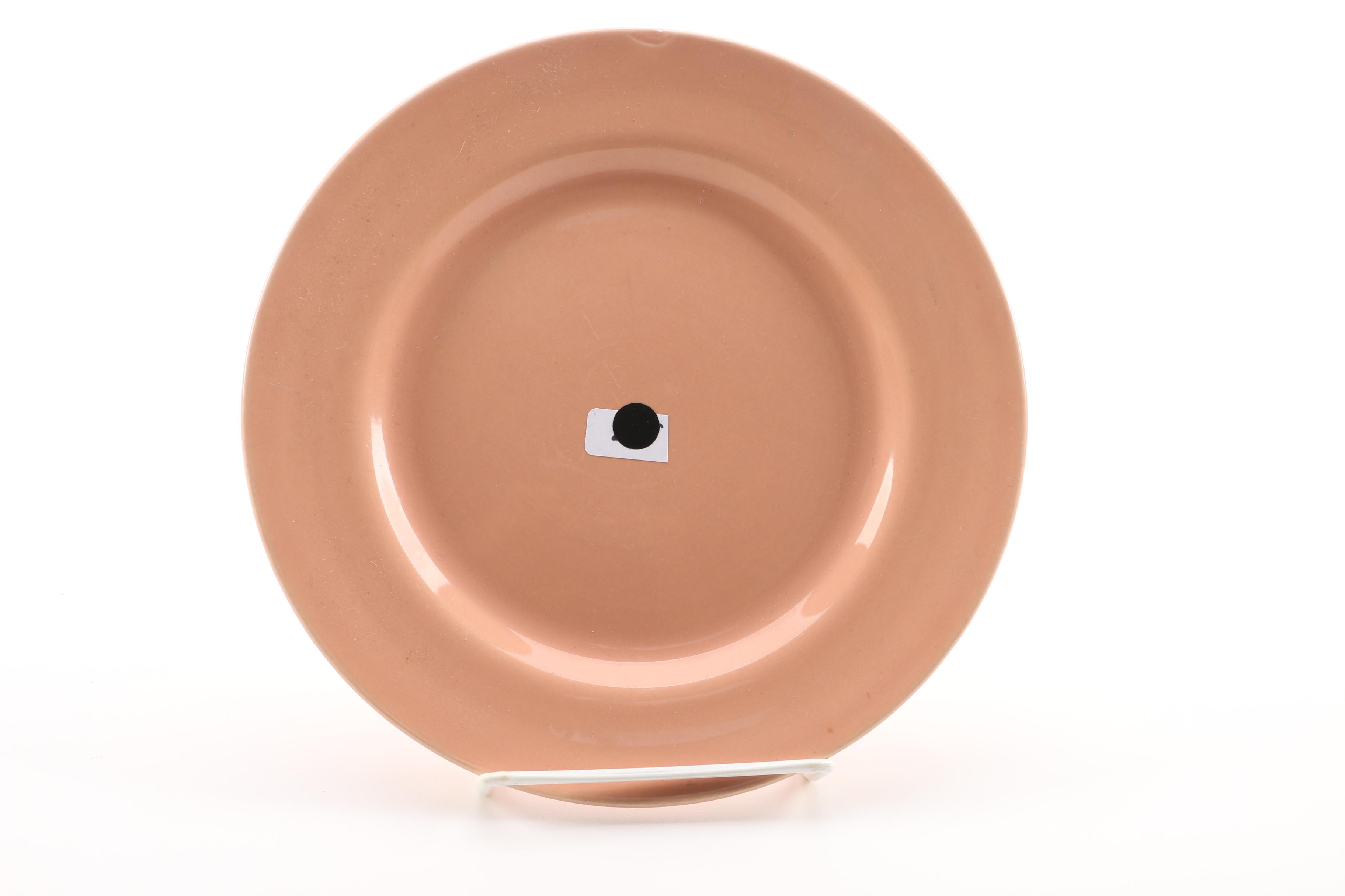 California Pottery Metlox Apricot Plates and Saucers