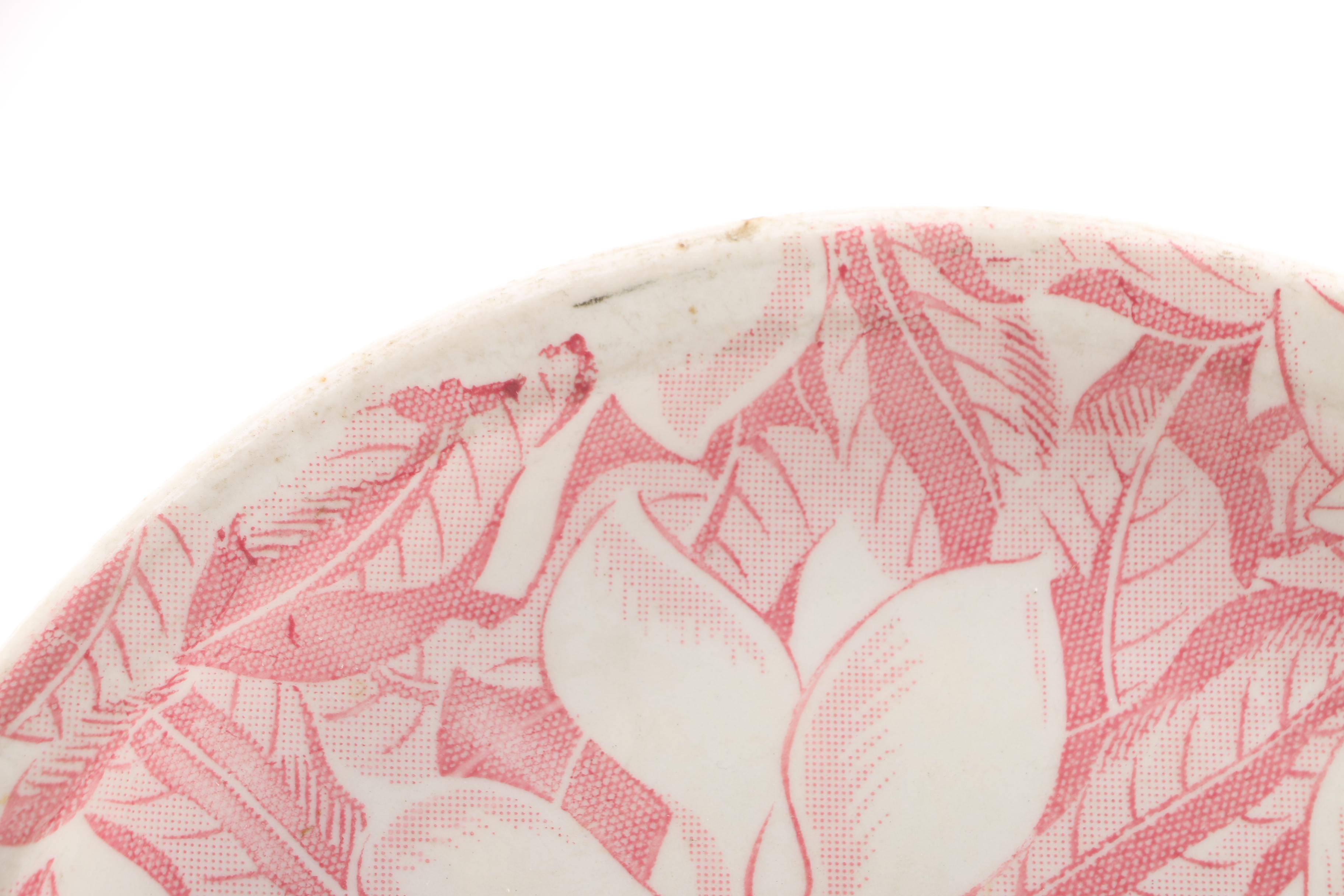 California Pottery Metlox Apricot Plates and Saucers