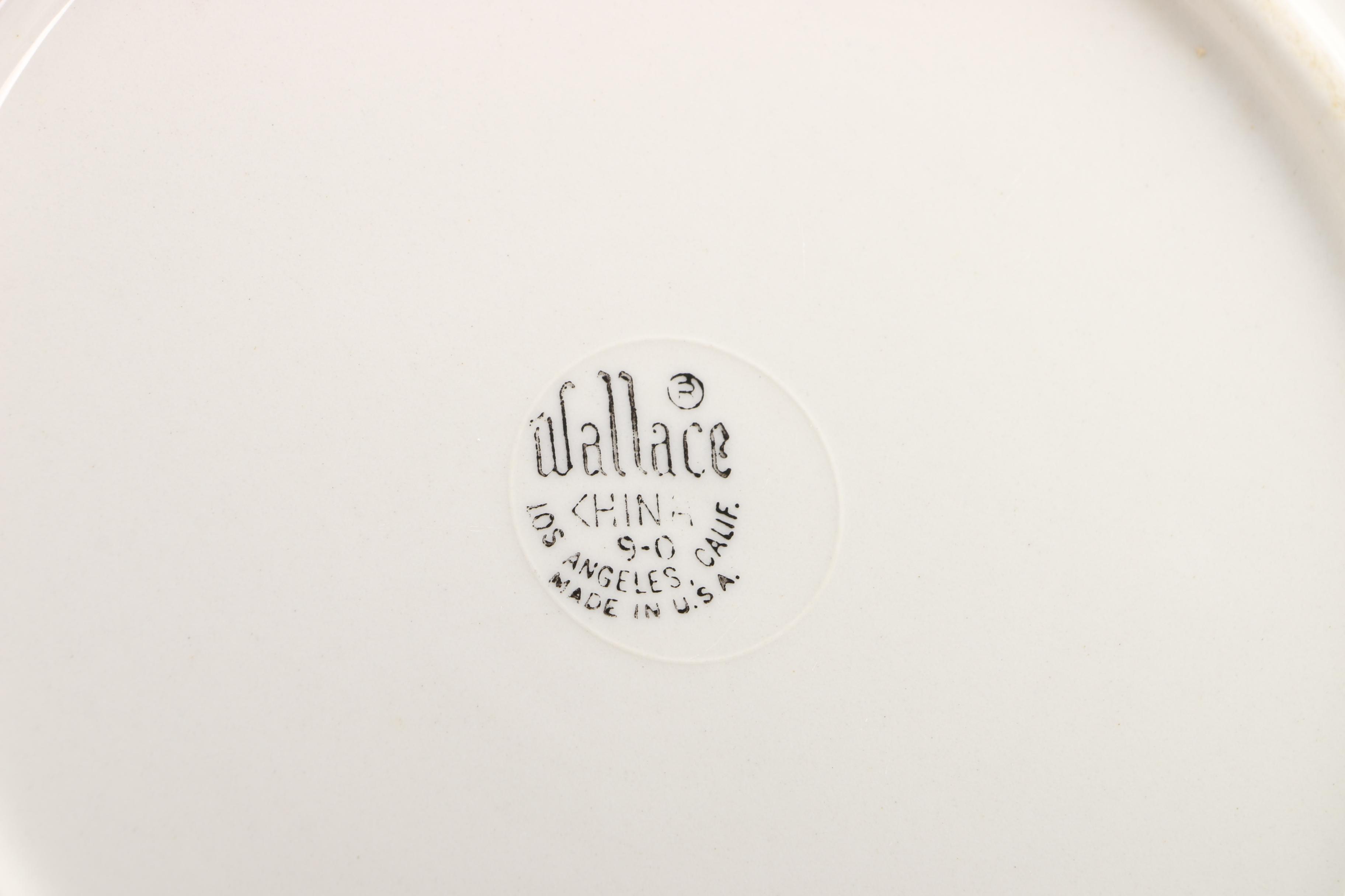 California Pottery Metlox Apricot Plates and Saucers