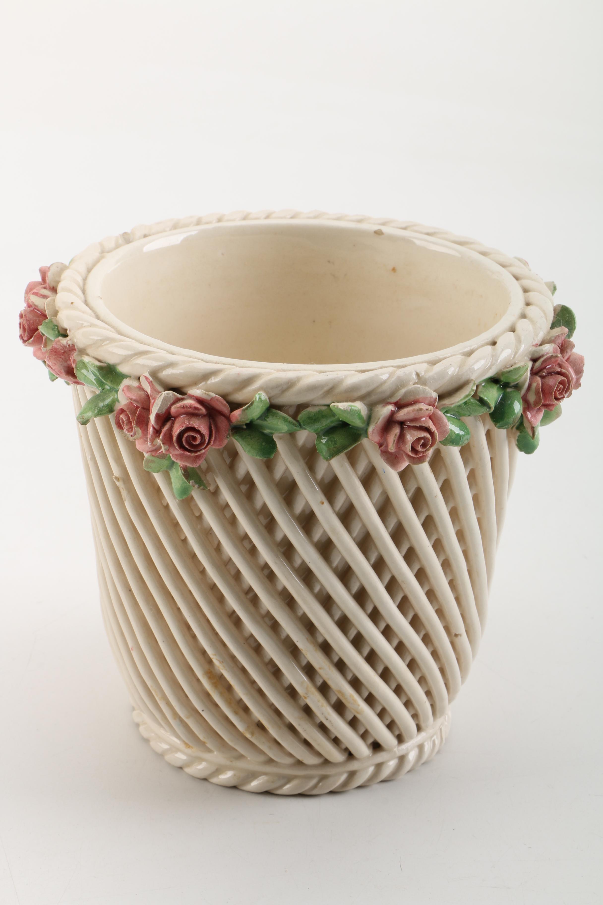 Ceramic Vase, Pot, Canister and Figurine