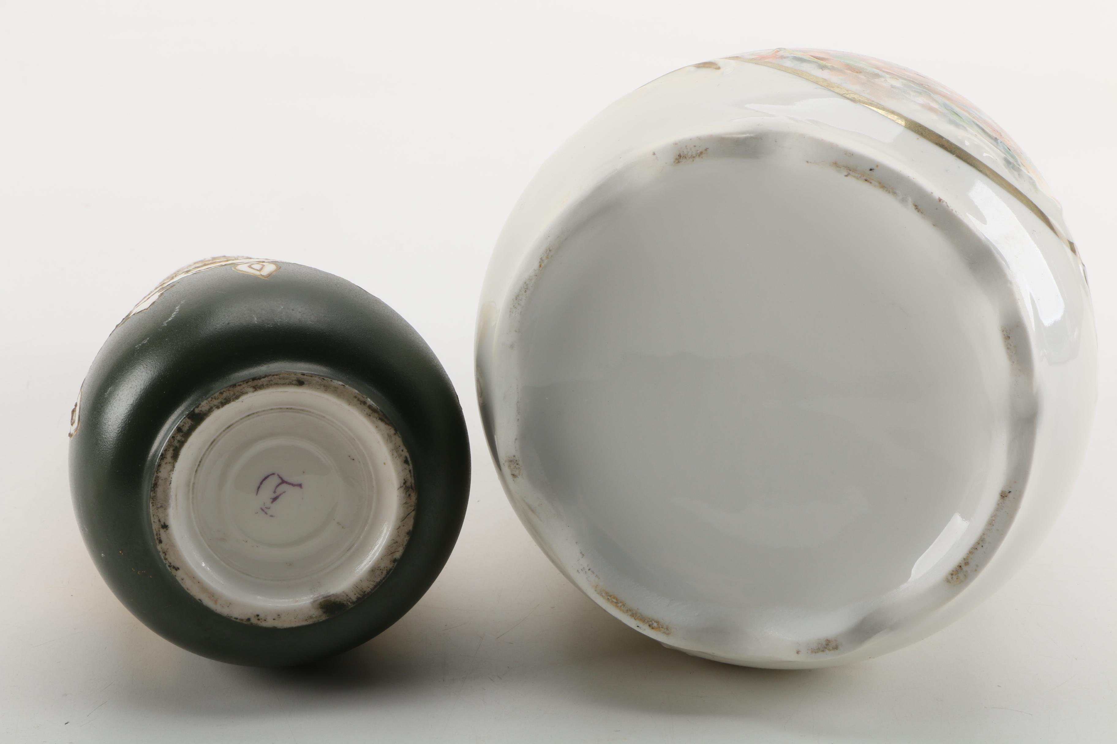 Ceramic Vase, Pot, Canister and Figurine