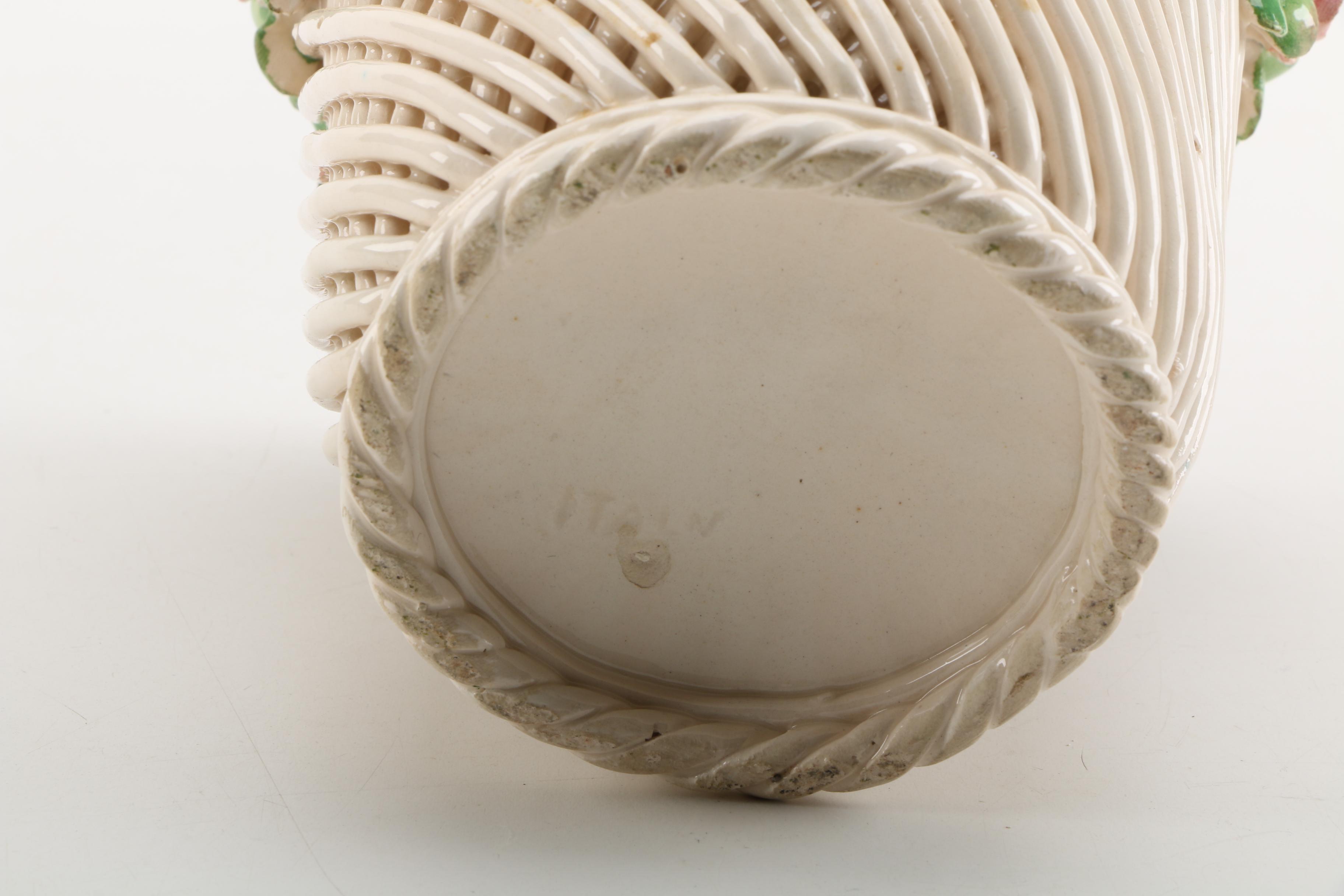 Ceramic Vase, Pot, Canister and Figurine