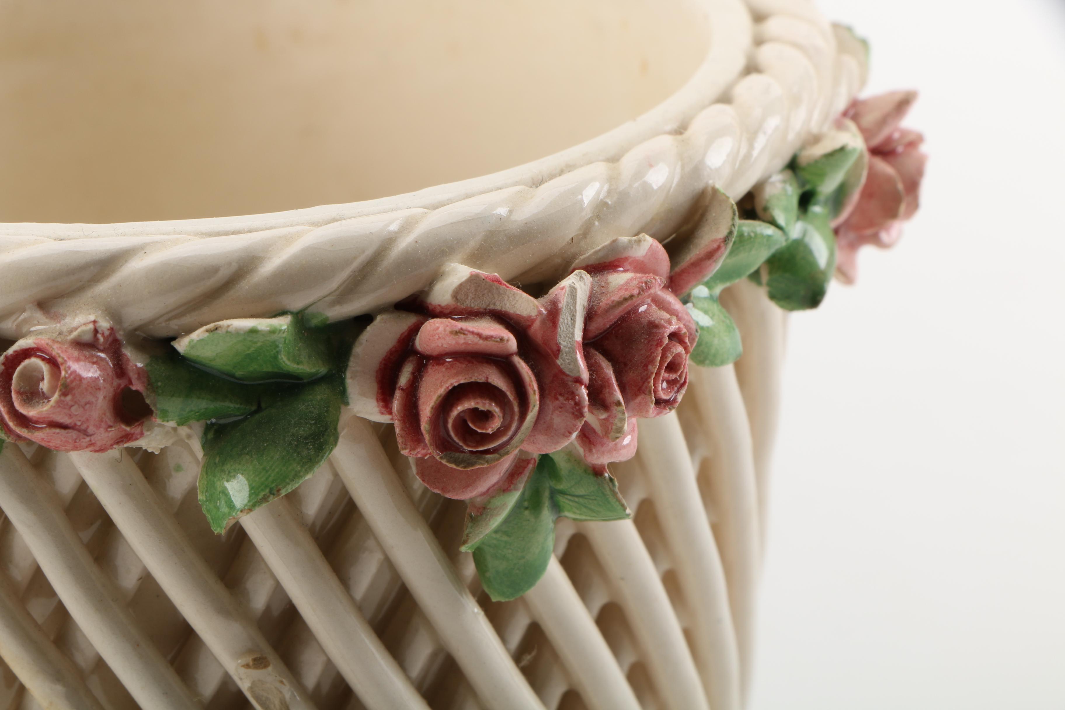 Ceramic Vase, Pot, Canister and Figurine