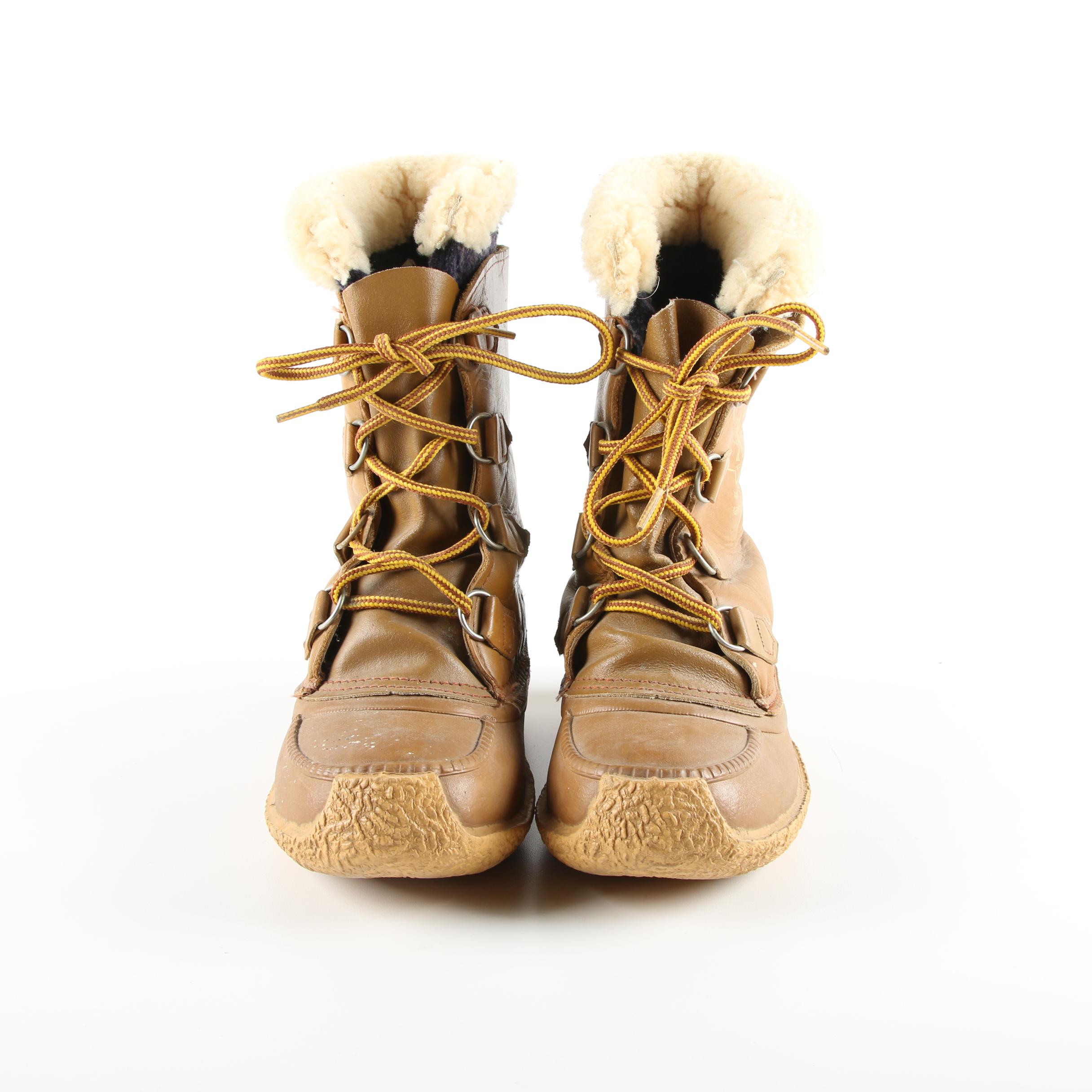 Women's Sorel Chugalug Kaufman Tan Winter Boots