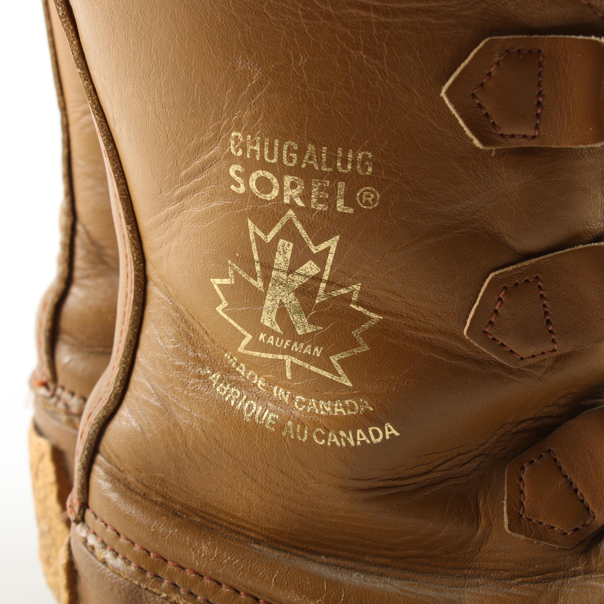 Women's Sorel Chugalug Kaufman Tan Winter Boots