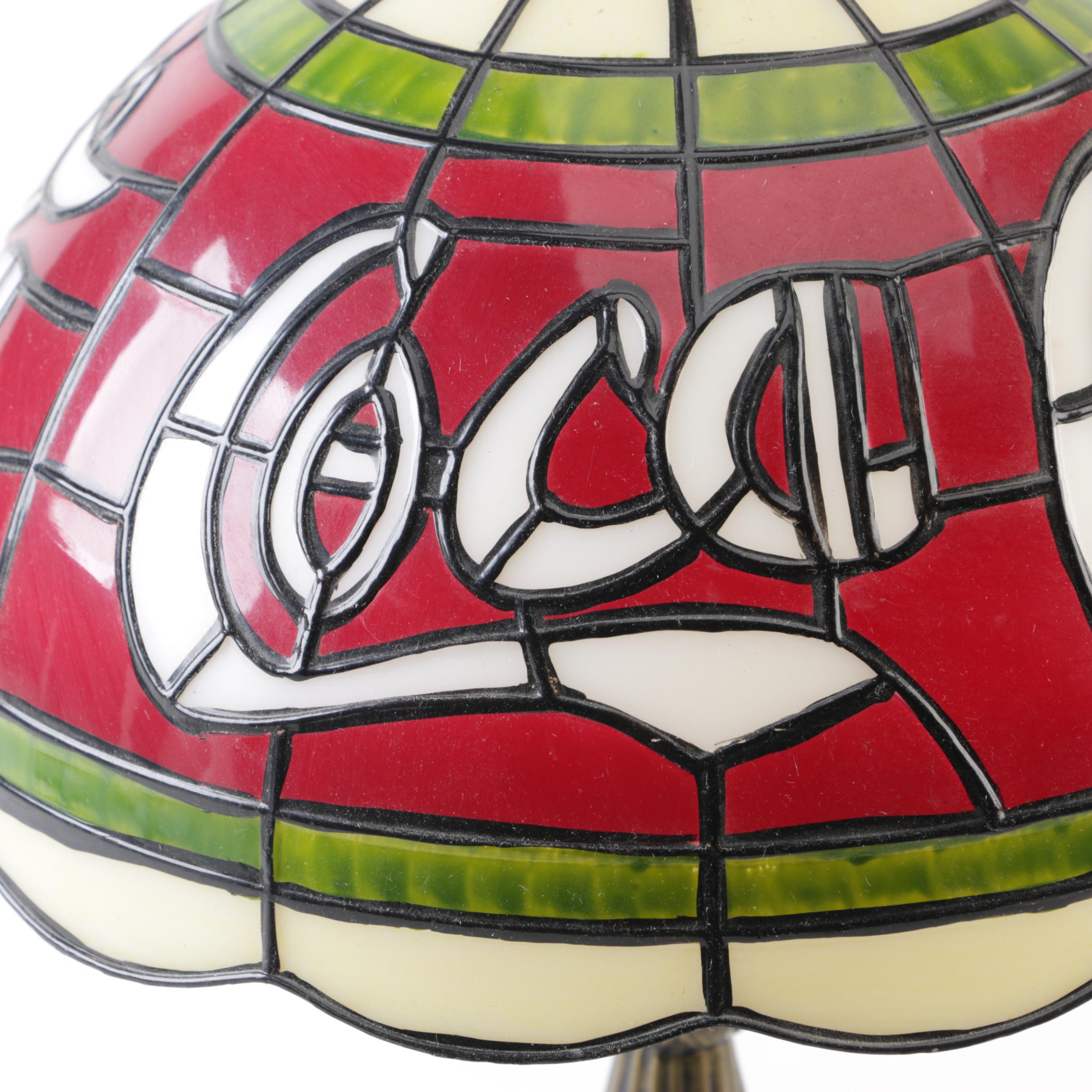 Coca-Cola Meyda Tiffany Style Table Lamp