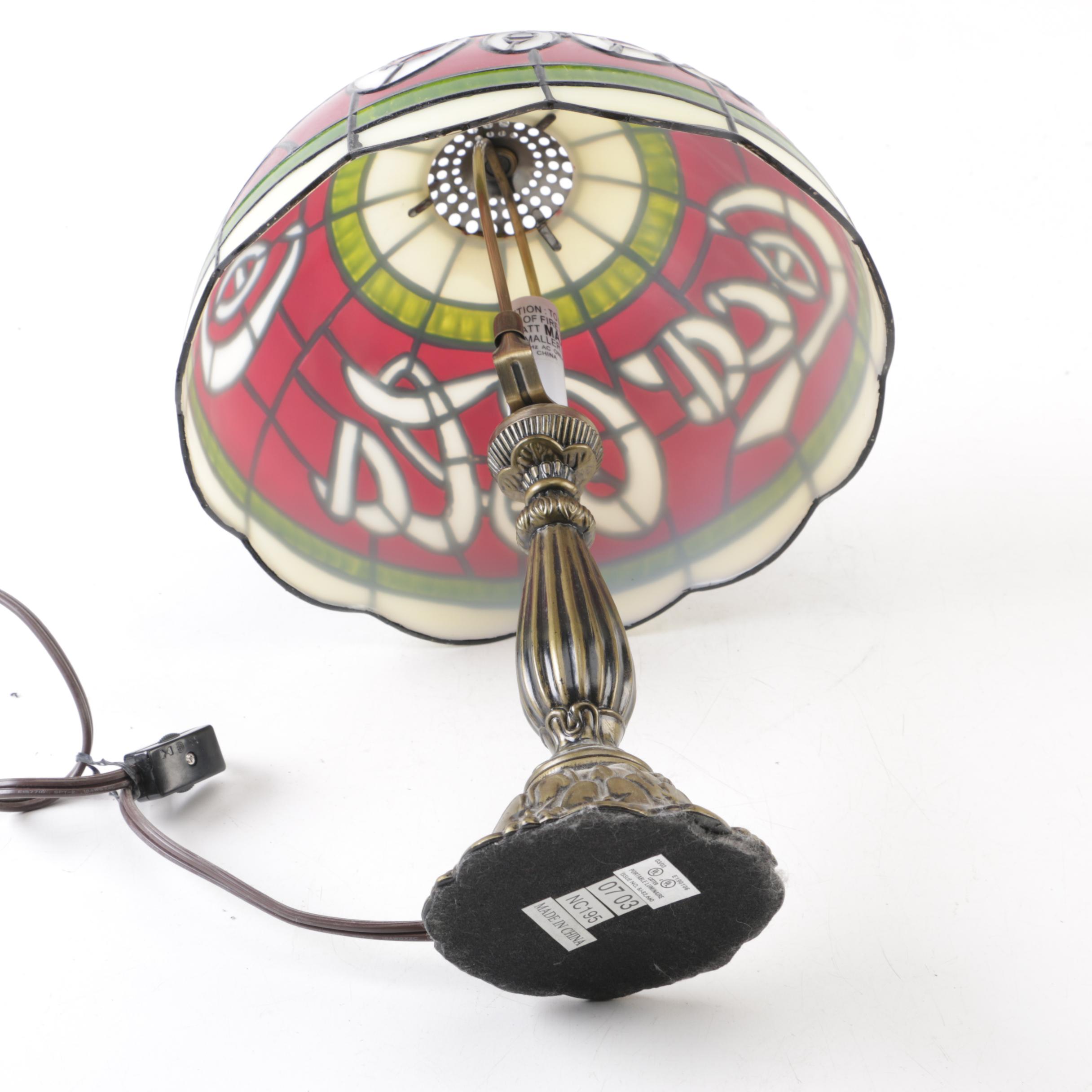 Coca-Cola Meyda Tiffany Style Table Lamp