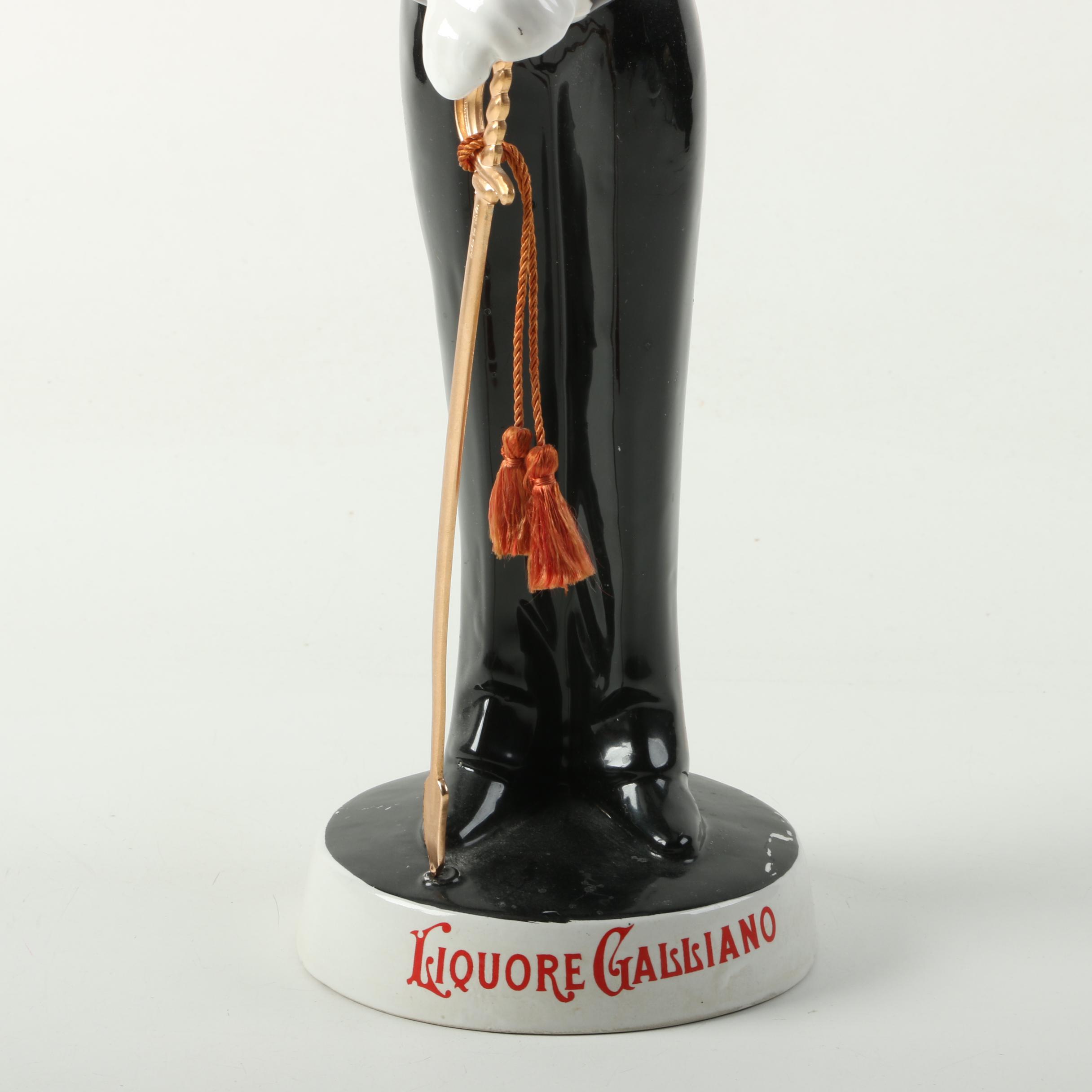 Vintage Italian Liquor Decanters with Military Figures