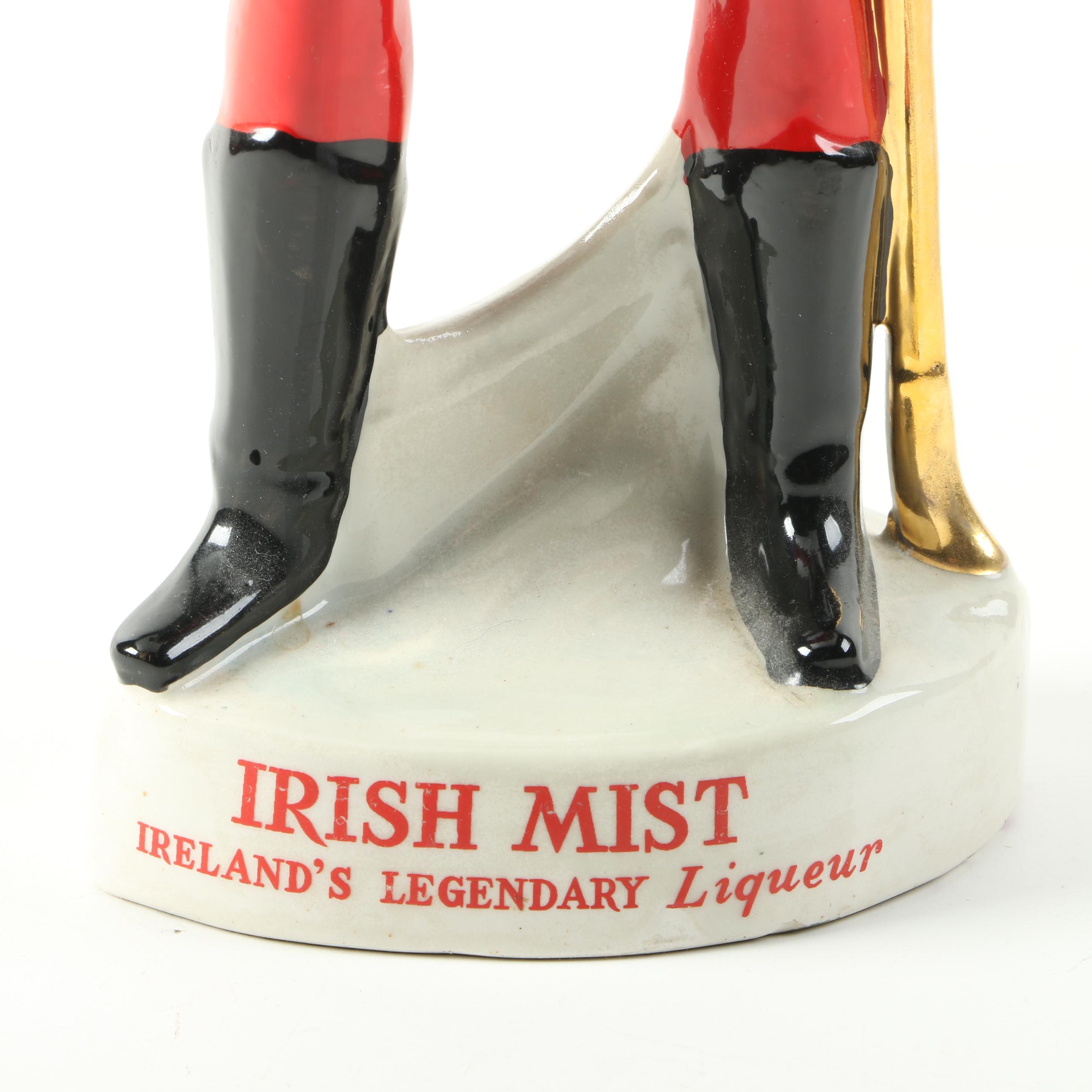 Vintage Italian Liquor Decanters with Military Figures