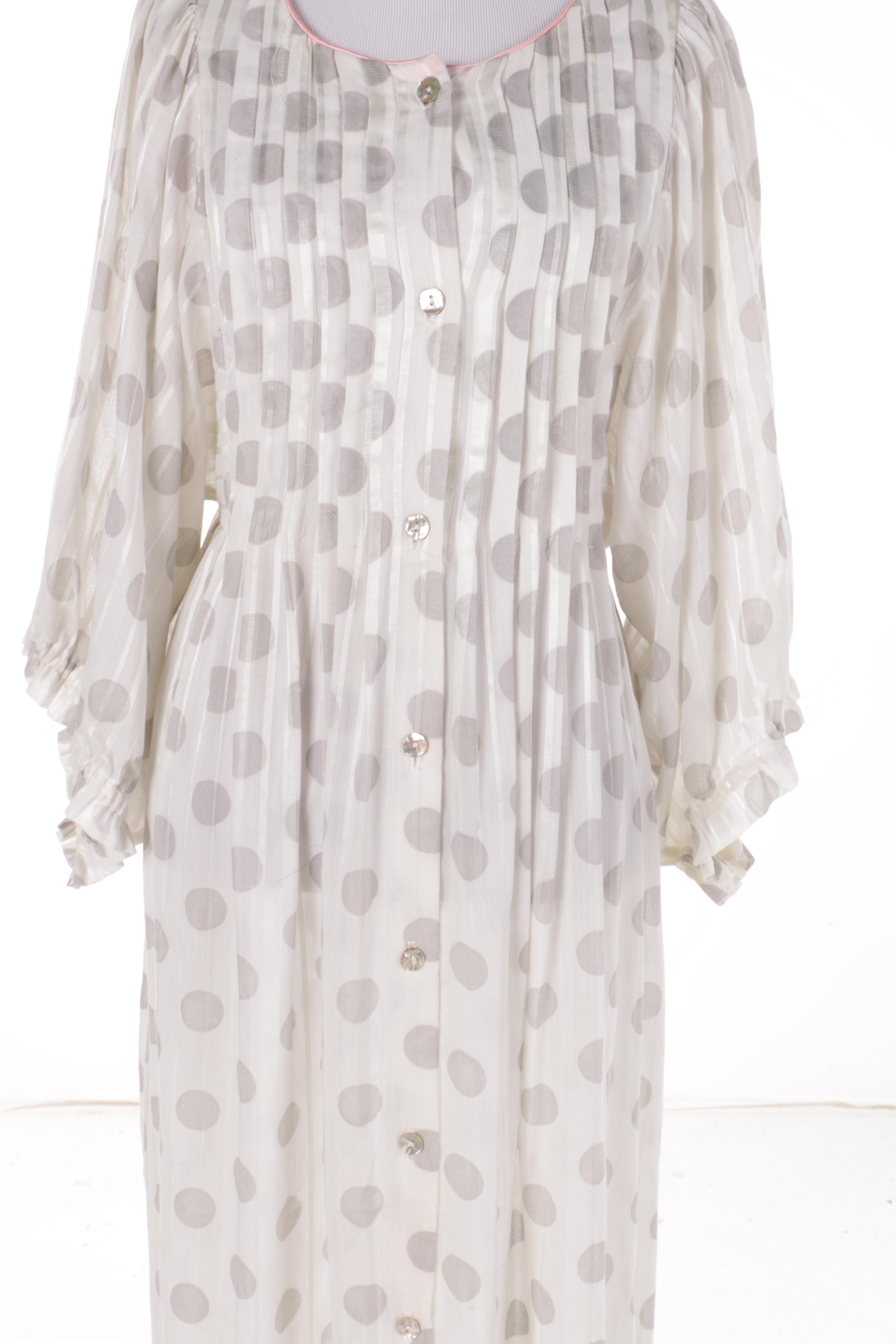 1980s Christian Dior Loungwear Dress and Nightgown