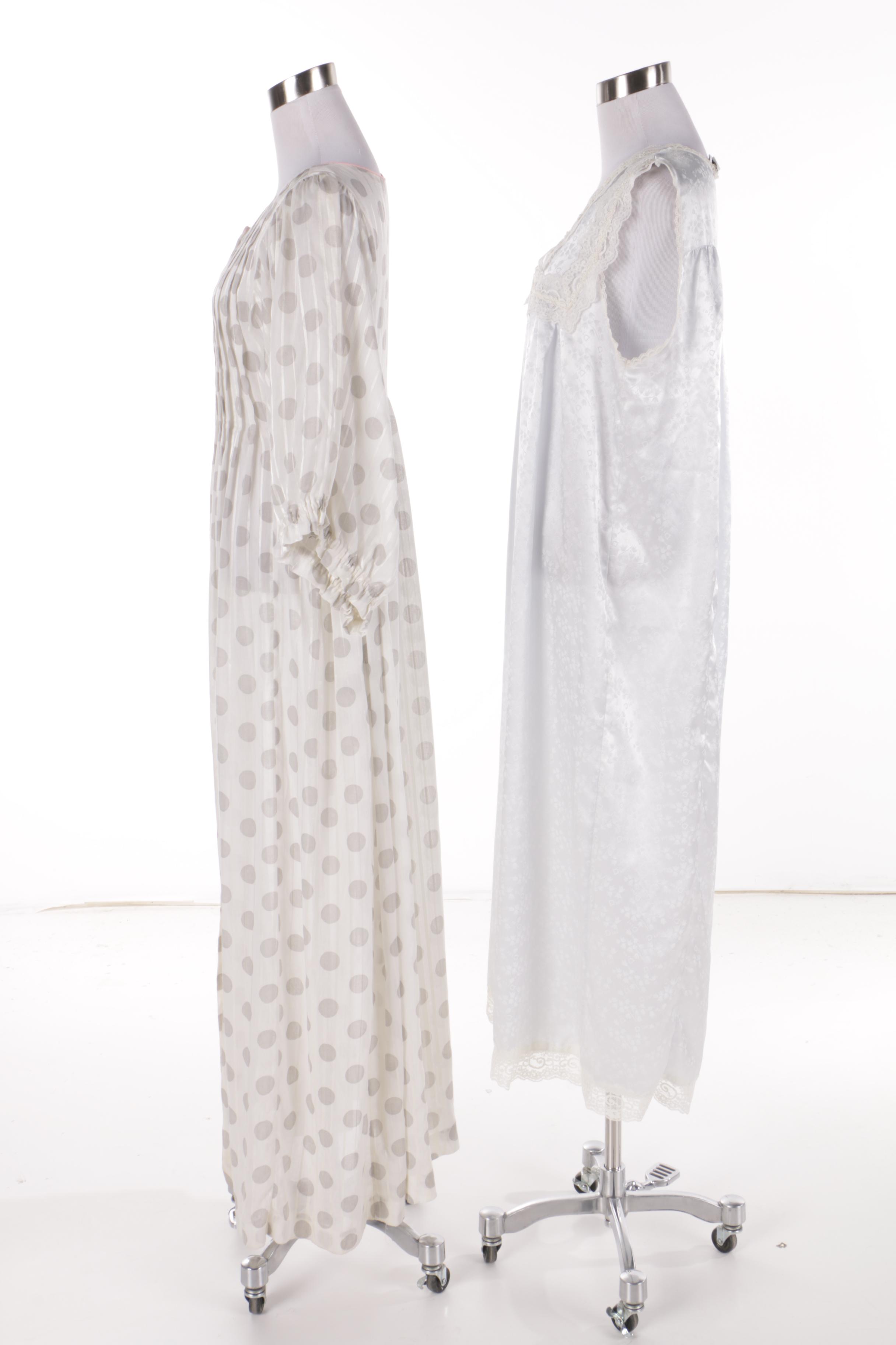 1980s Christian Dior Loungwear Dress and Nightgown