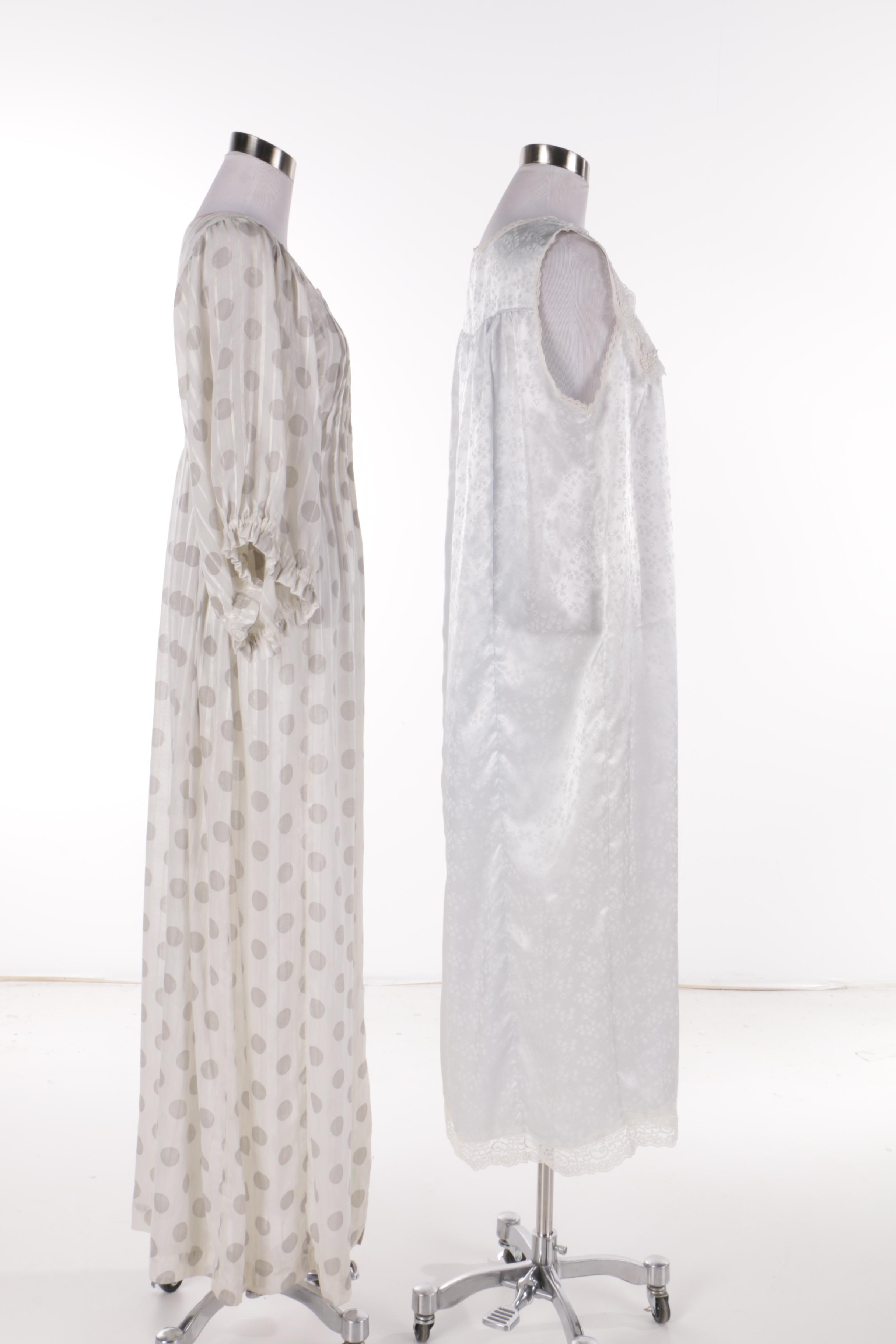 1980s Christian Dior Loungwear Dress and Nightgown