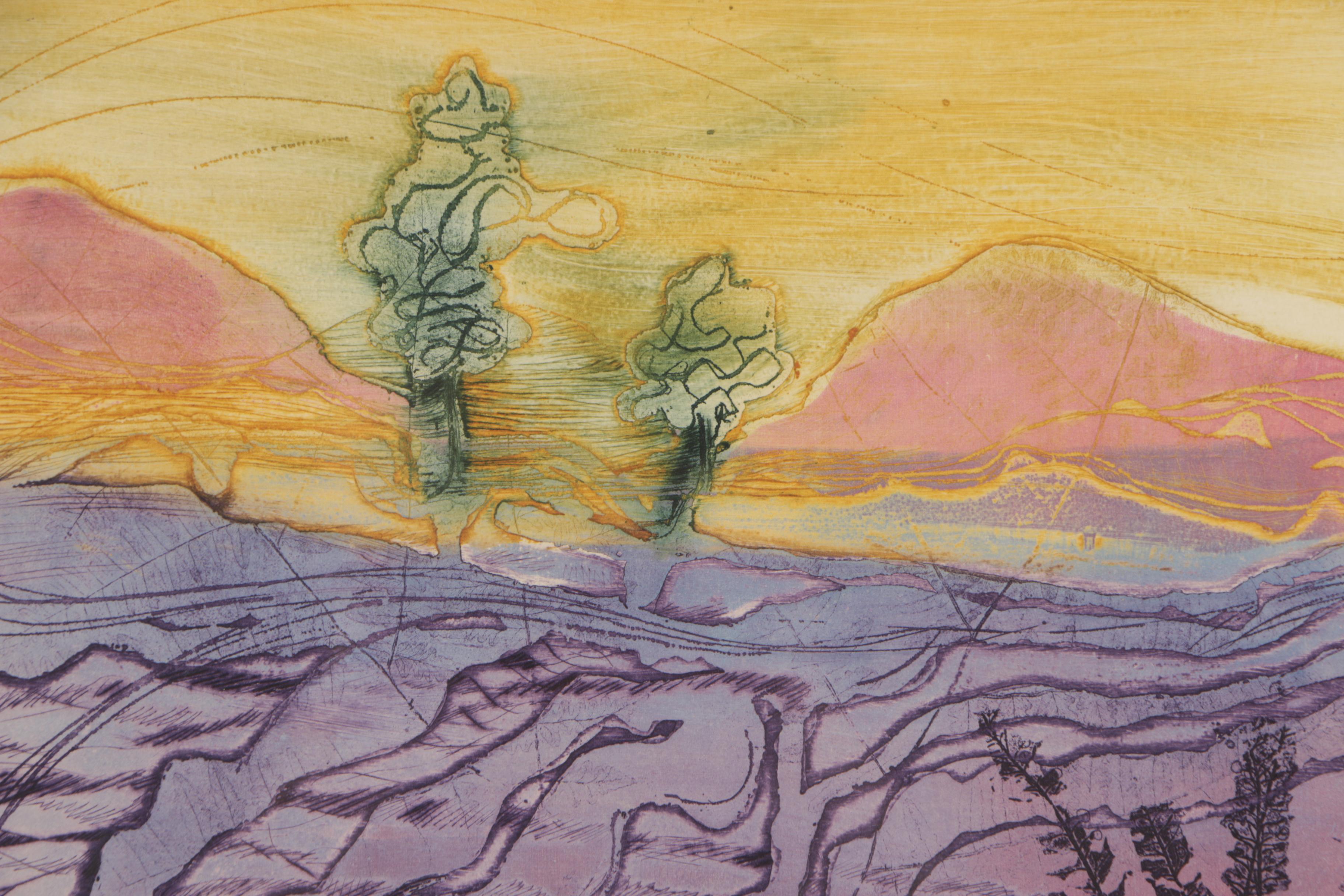 Speyer 1973 Etching a la Poupée "The Great Canadian Landscape"