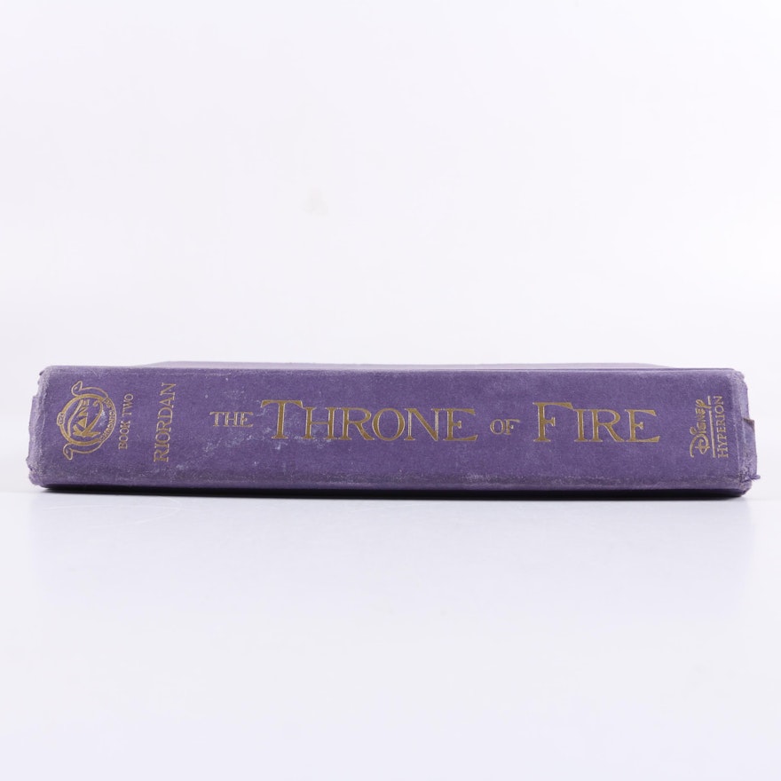 2011 First Edition "The Throne of Fire" by Rick Riordan