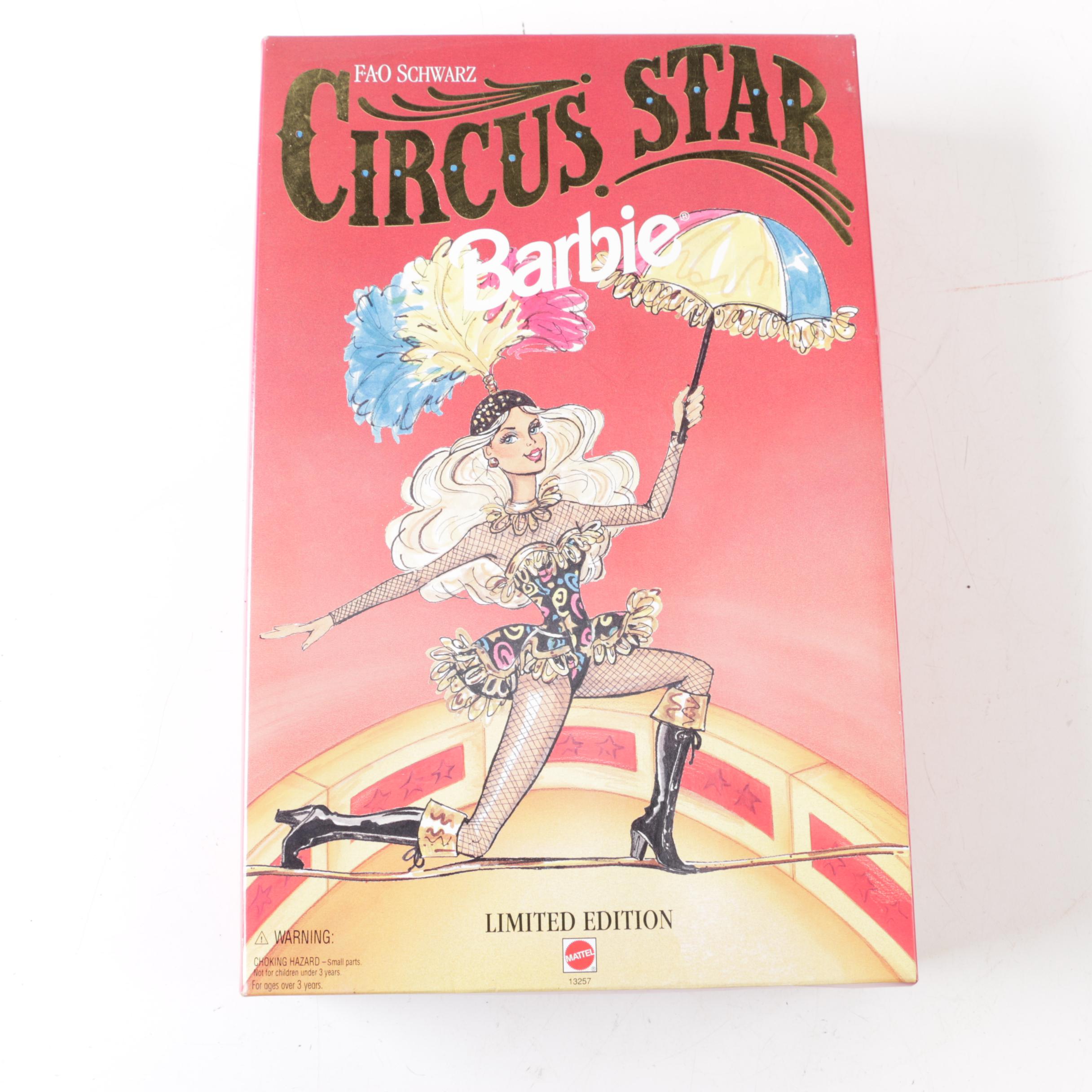 Mattel "Circus Star" Barbie by FAO Schwarz