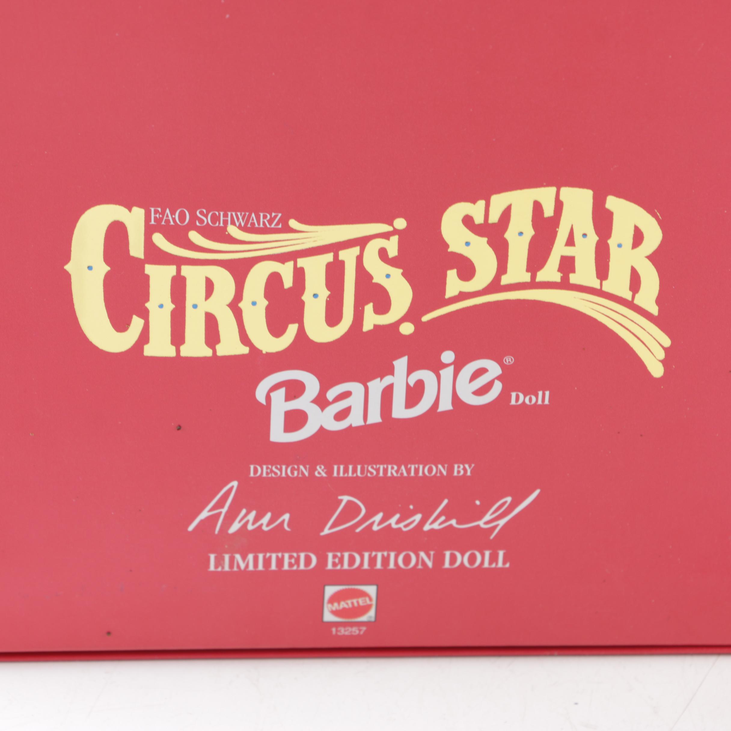 Mattel "Circus Star" Barbie by FAO Schwarz