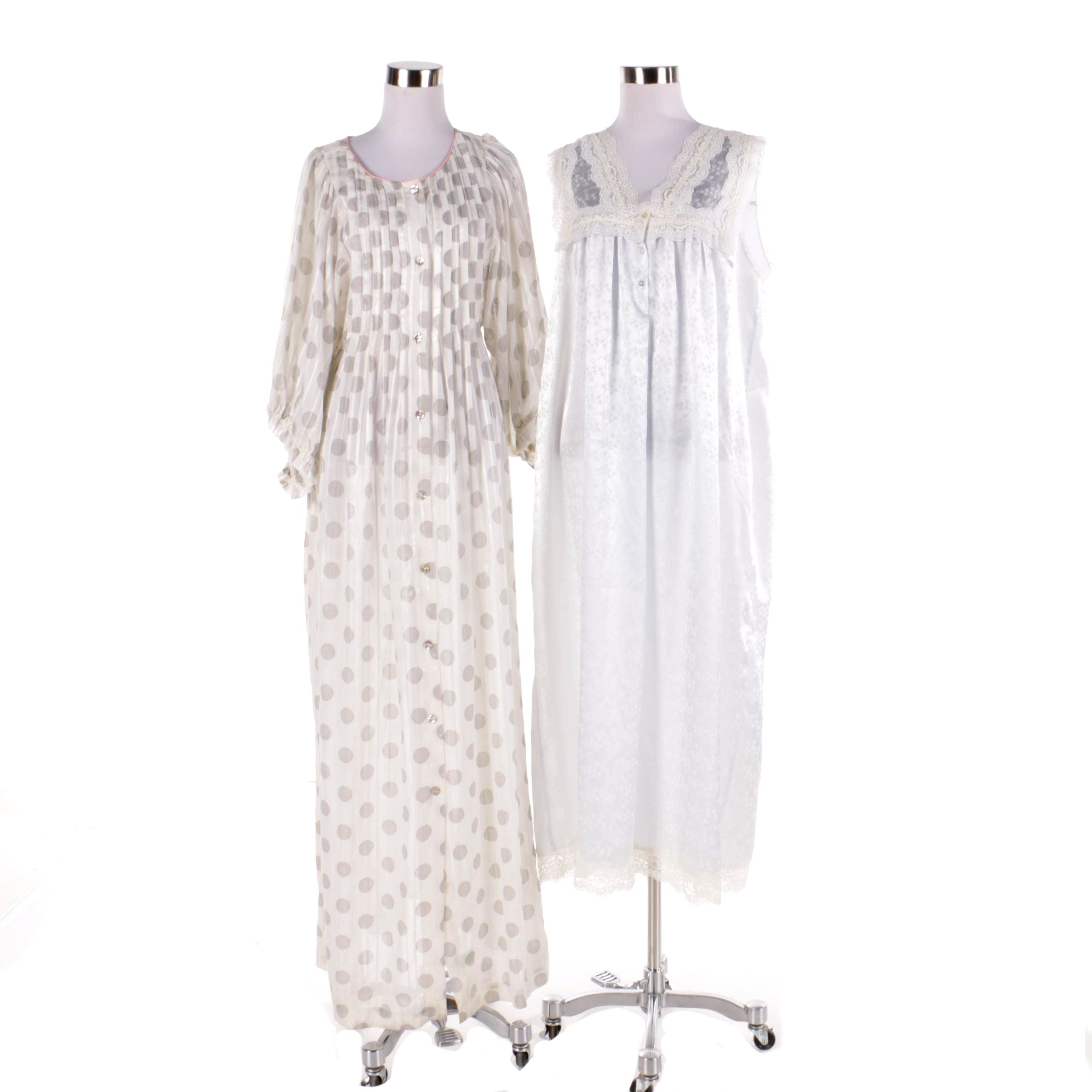 1980s Christian Dior Loungwear Dress and Nightgown