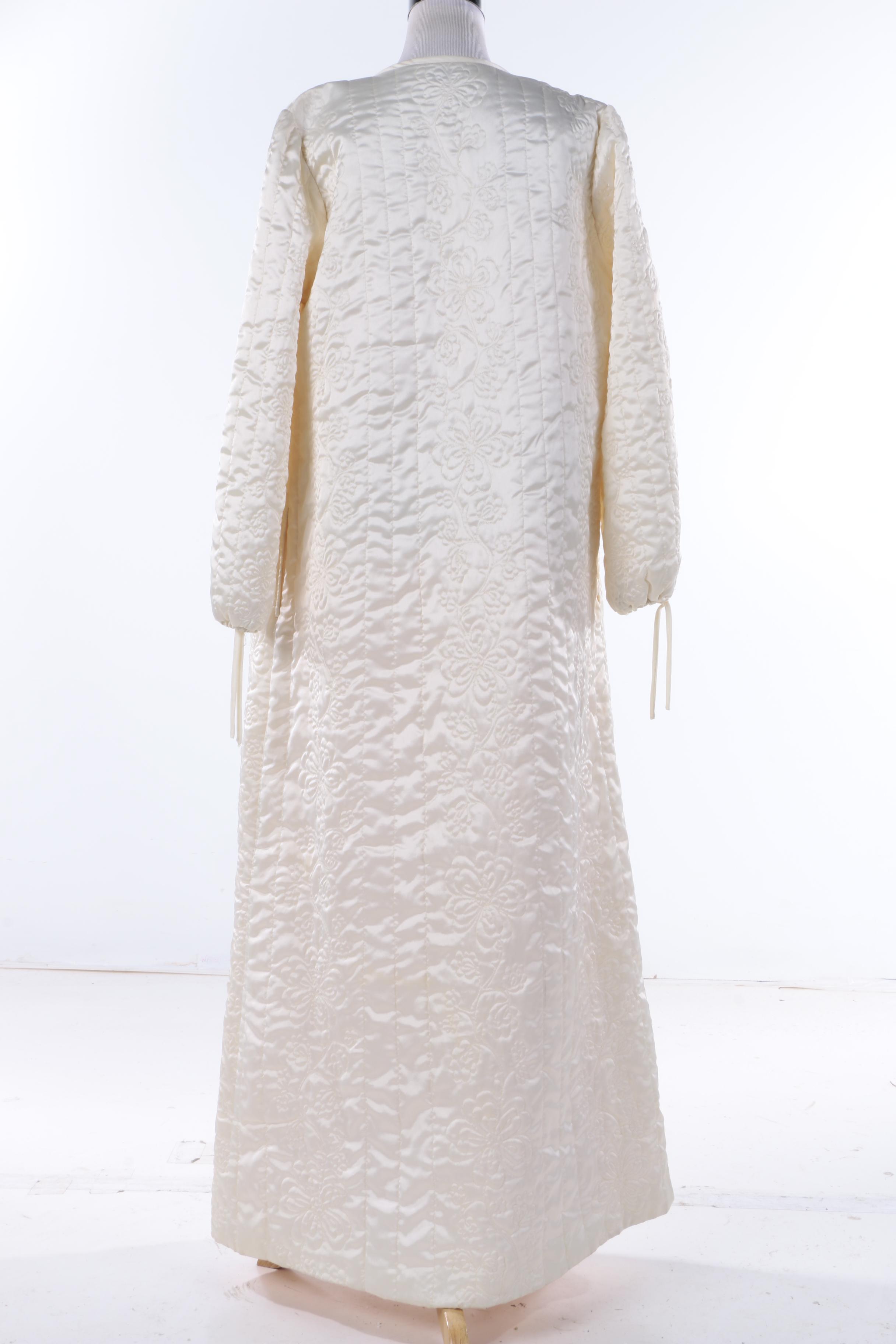 Vintage Nylon Chiffon Nightgowns and Quilted House Coat by Neiman Marcus