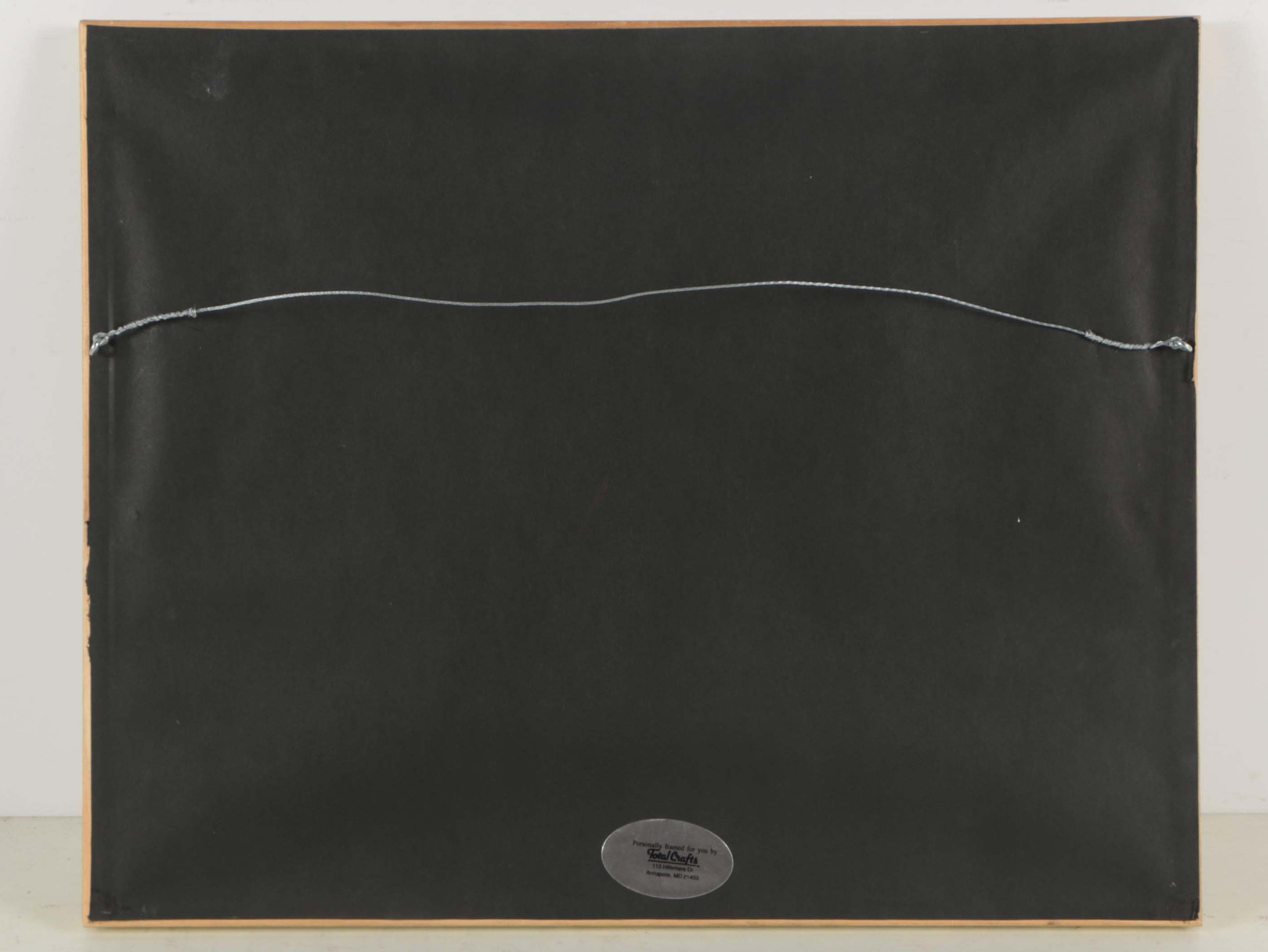 Anton Wang Gouache Painting on Silk of a Peony