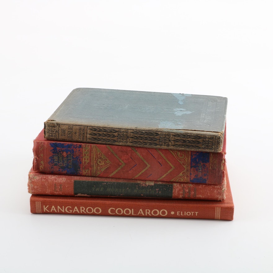 Books Including 1950 "Kangaroo Coolaroo" by Lydia S. Eliott