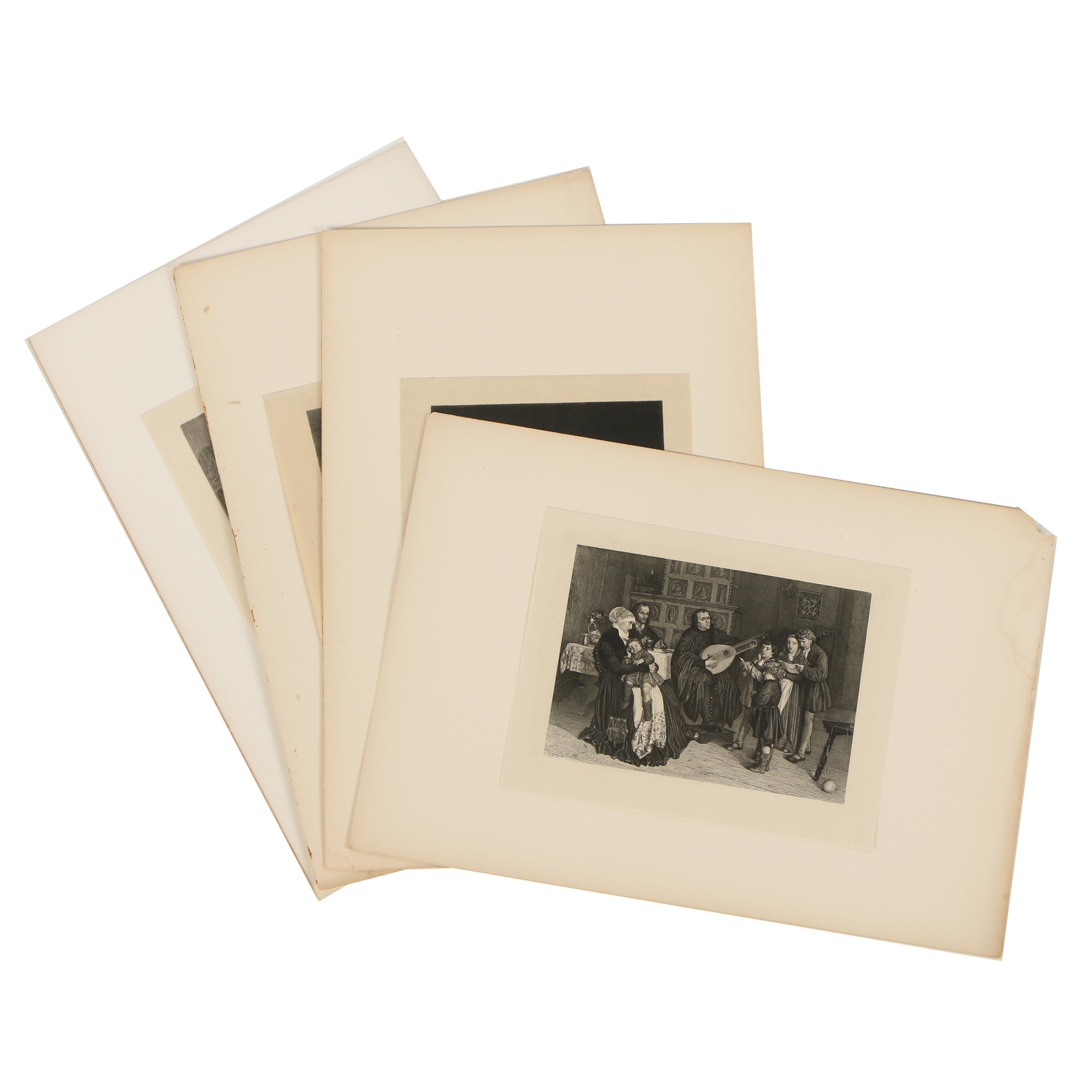 Engravings After Rubens, van Mieris, Kaulbach and Spangenberg Paintings