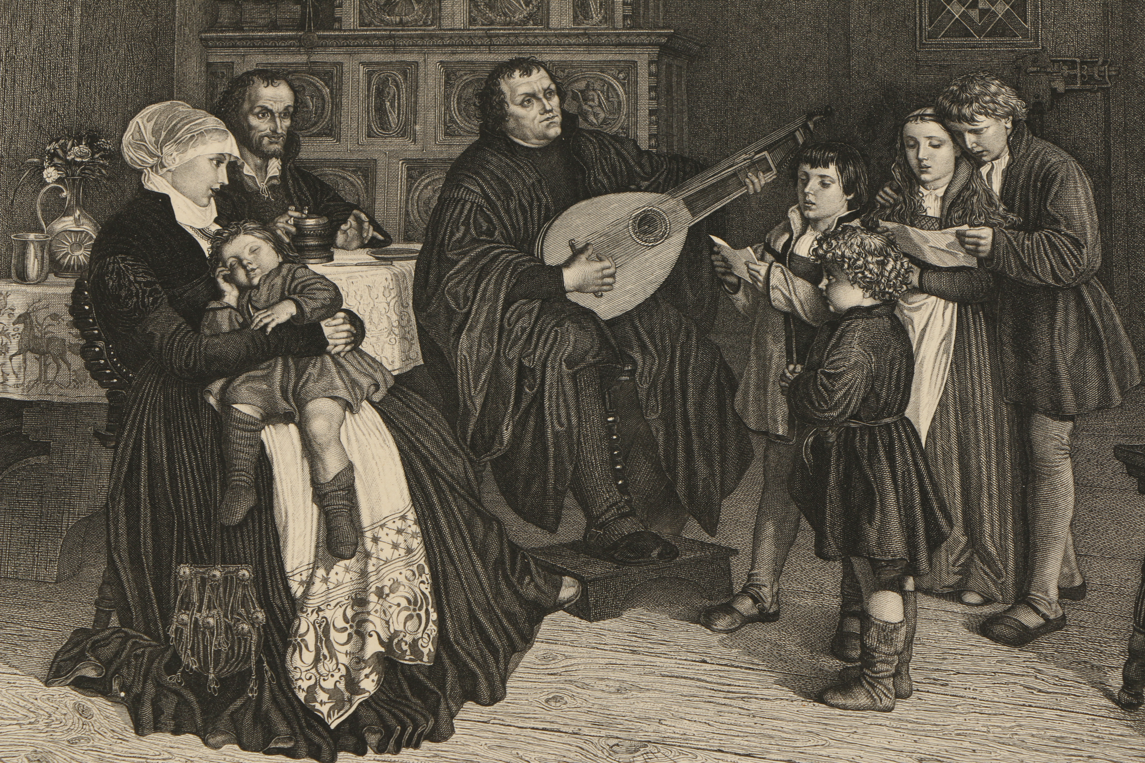 Engravings After Rubens, van Mieris, Kaulbach and Spangenberg Paintings