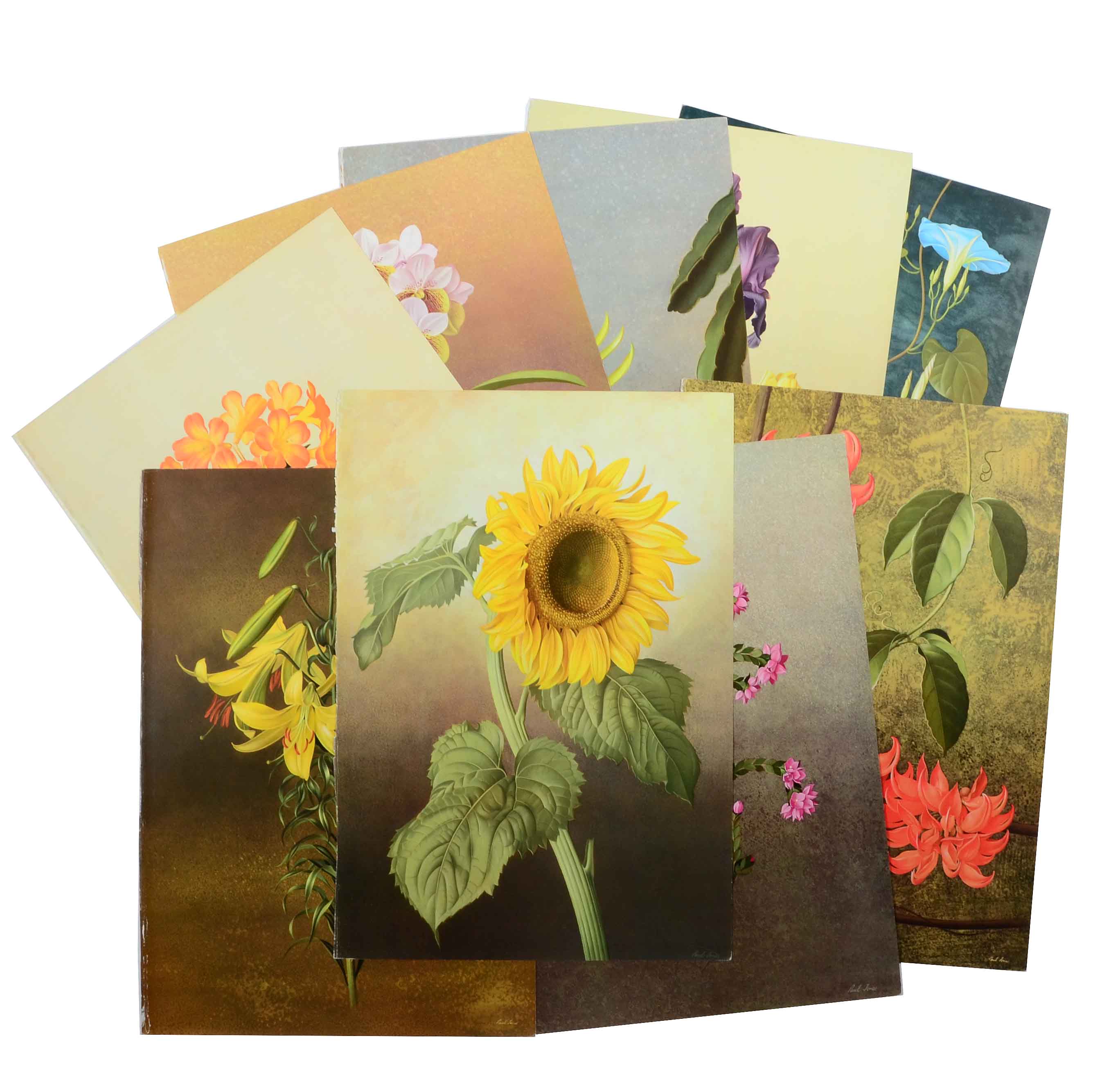 Offset Lithographs After Paul Jones from "Flora Magnifica" and "Flora Superba"