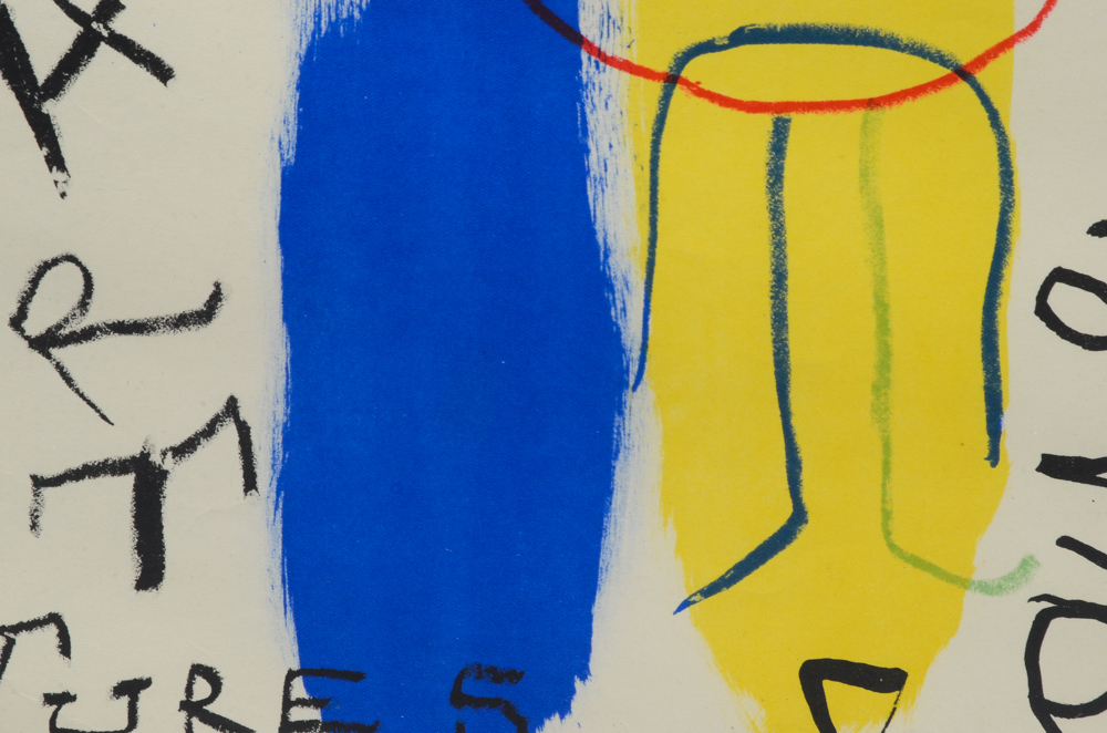 Joan Miró Lithographic Exhibition Poster for Galerie Maeght