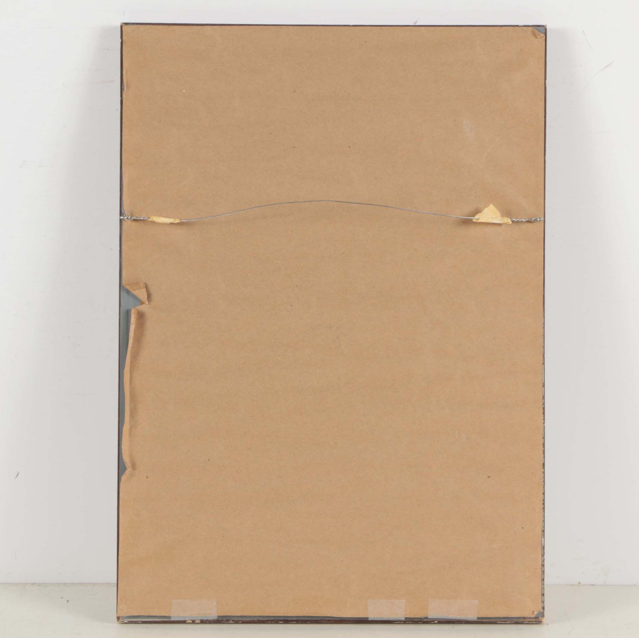 Korean Ink and Watercolor Painting of a Harvest Scene