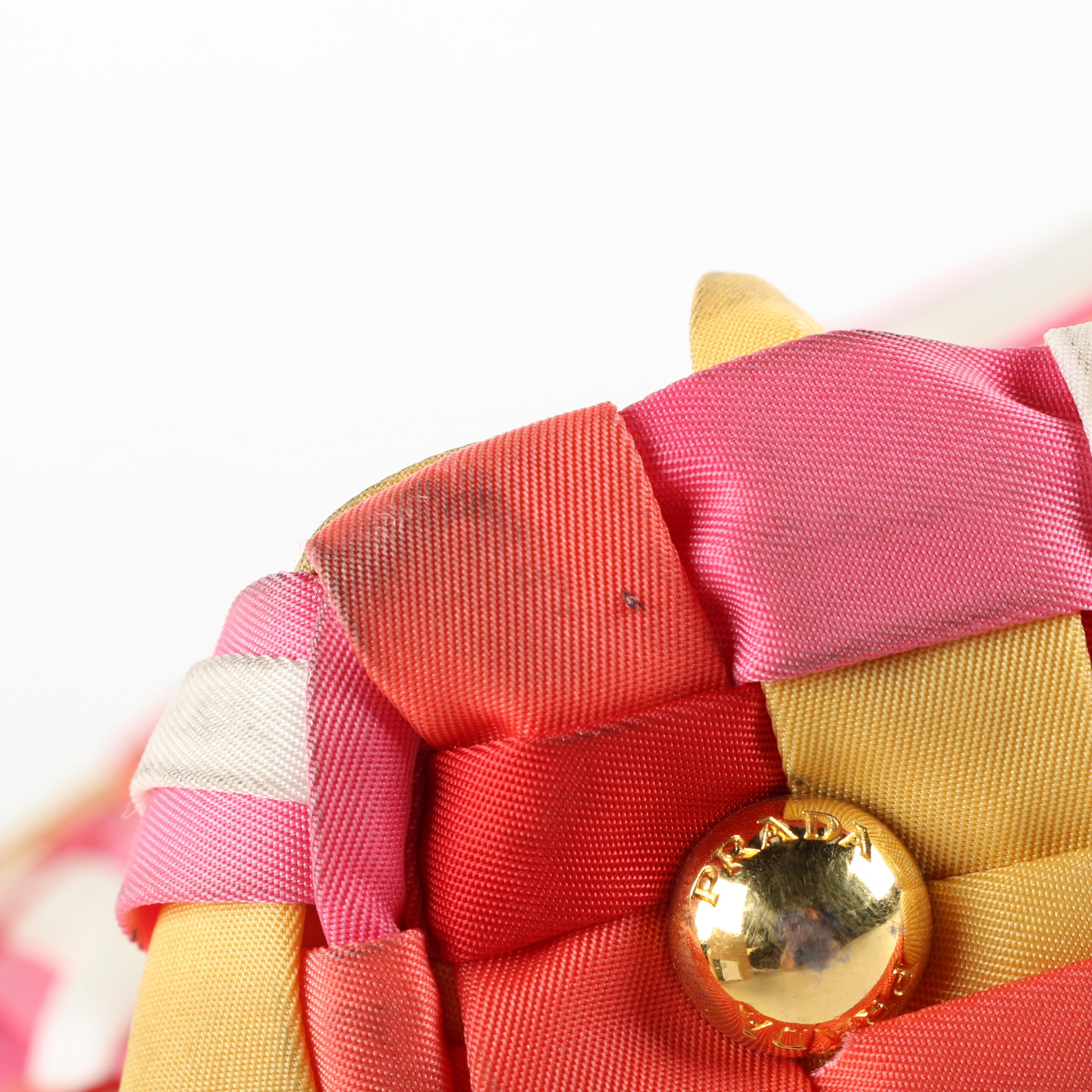 Prada Woven Tessuto Tote