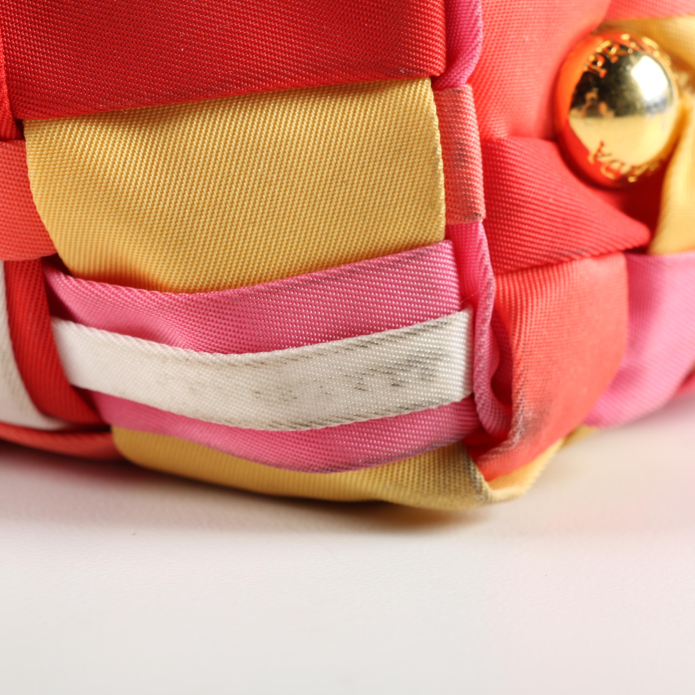 Prada Woven Tessuto Tote