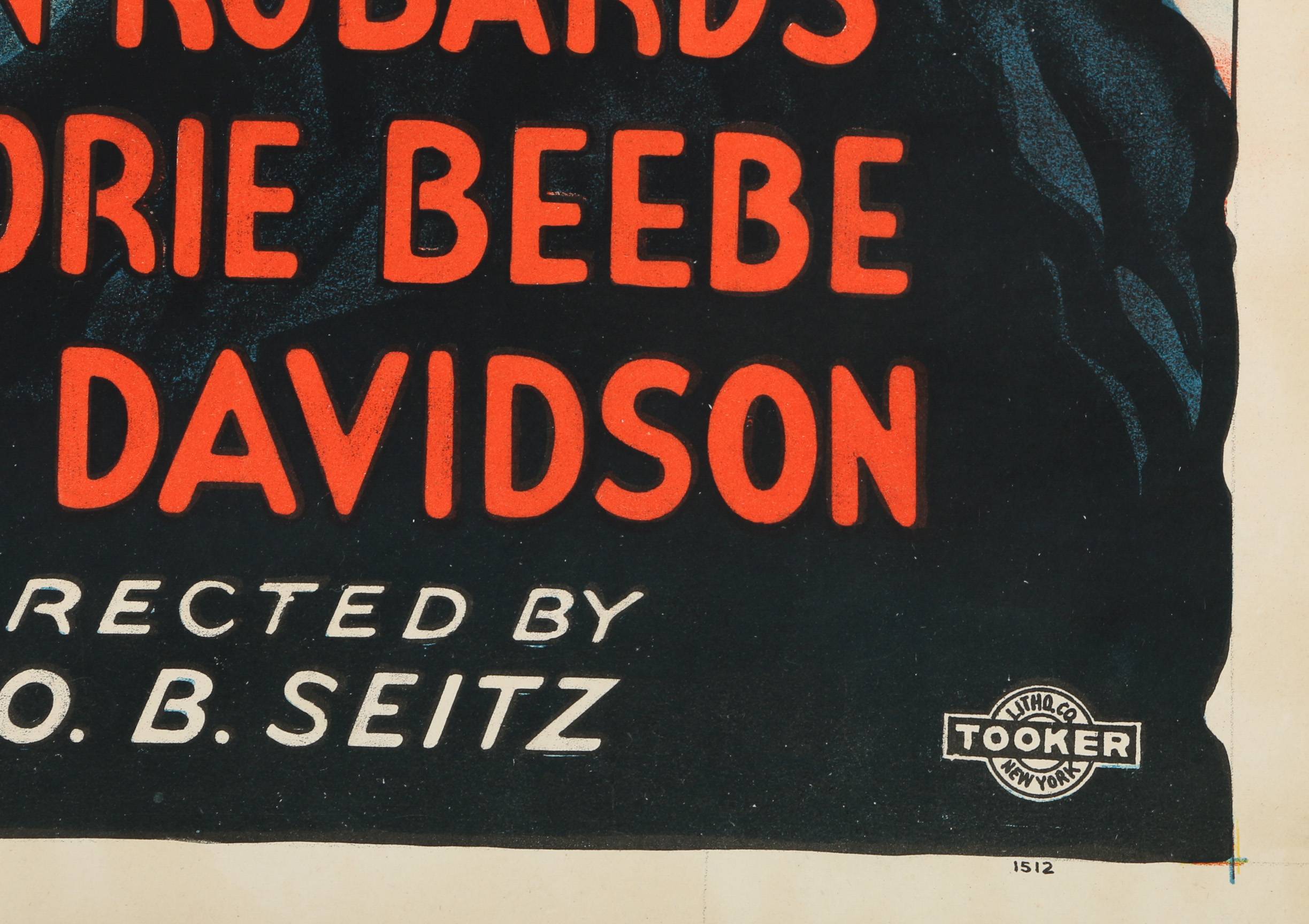 Vintage Lithograph Movie Poster for "Docks of San Francisco"