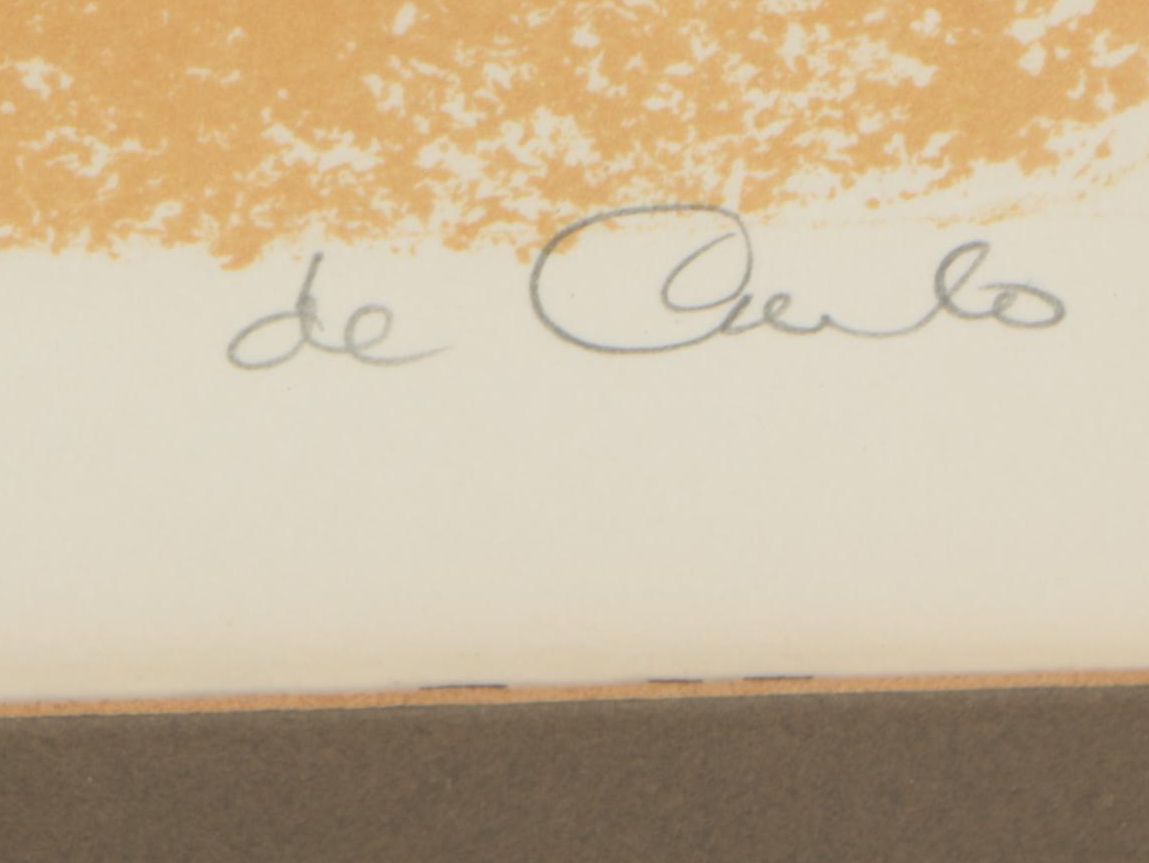 Keith de Carlo Lithograph of Horse