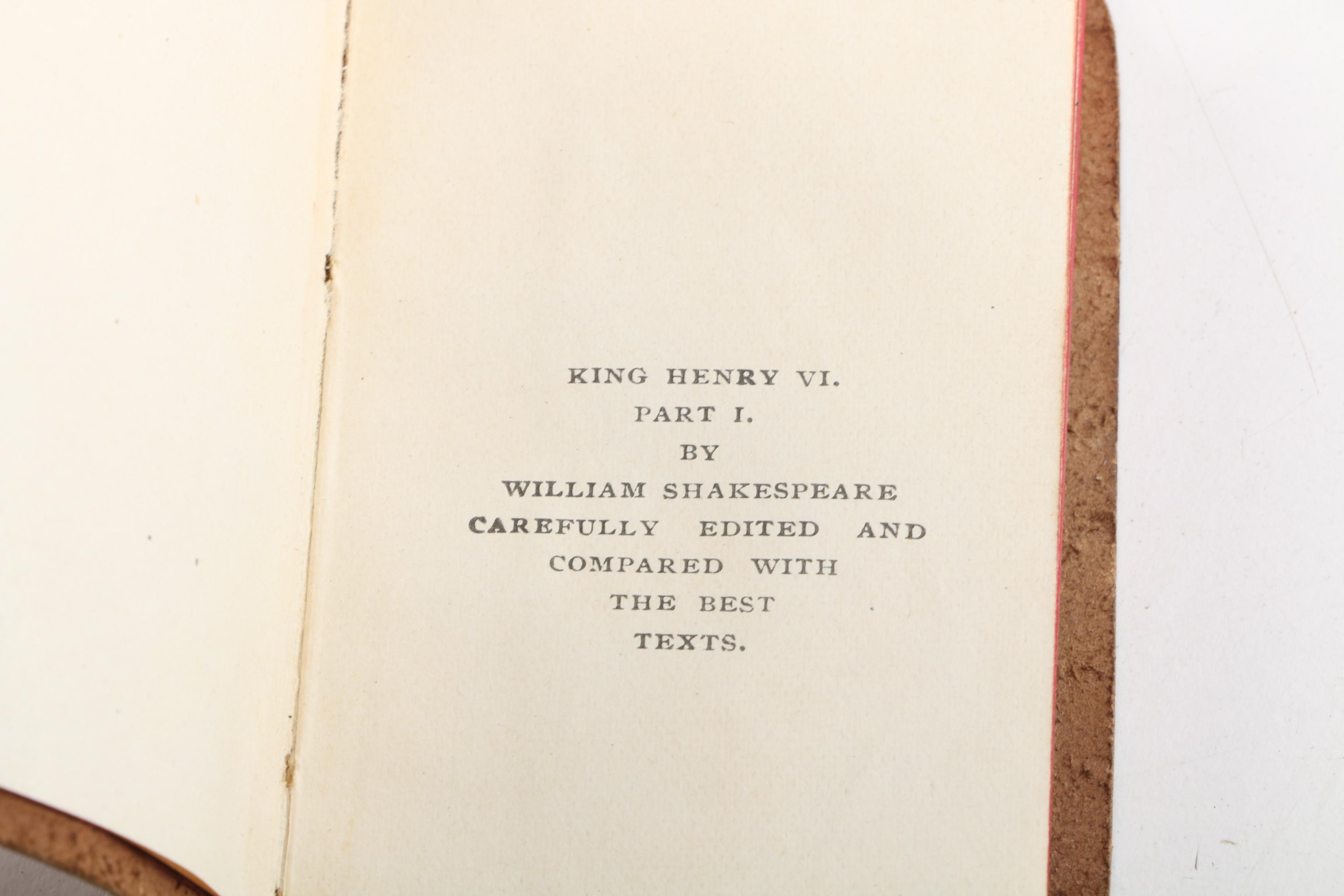 Vintage Miniature William Shakespeare Books