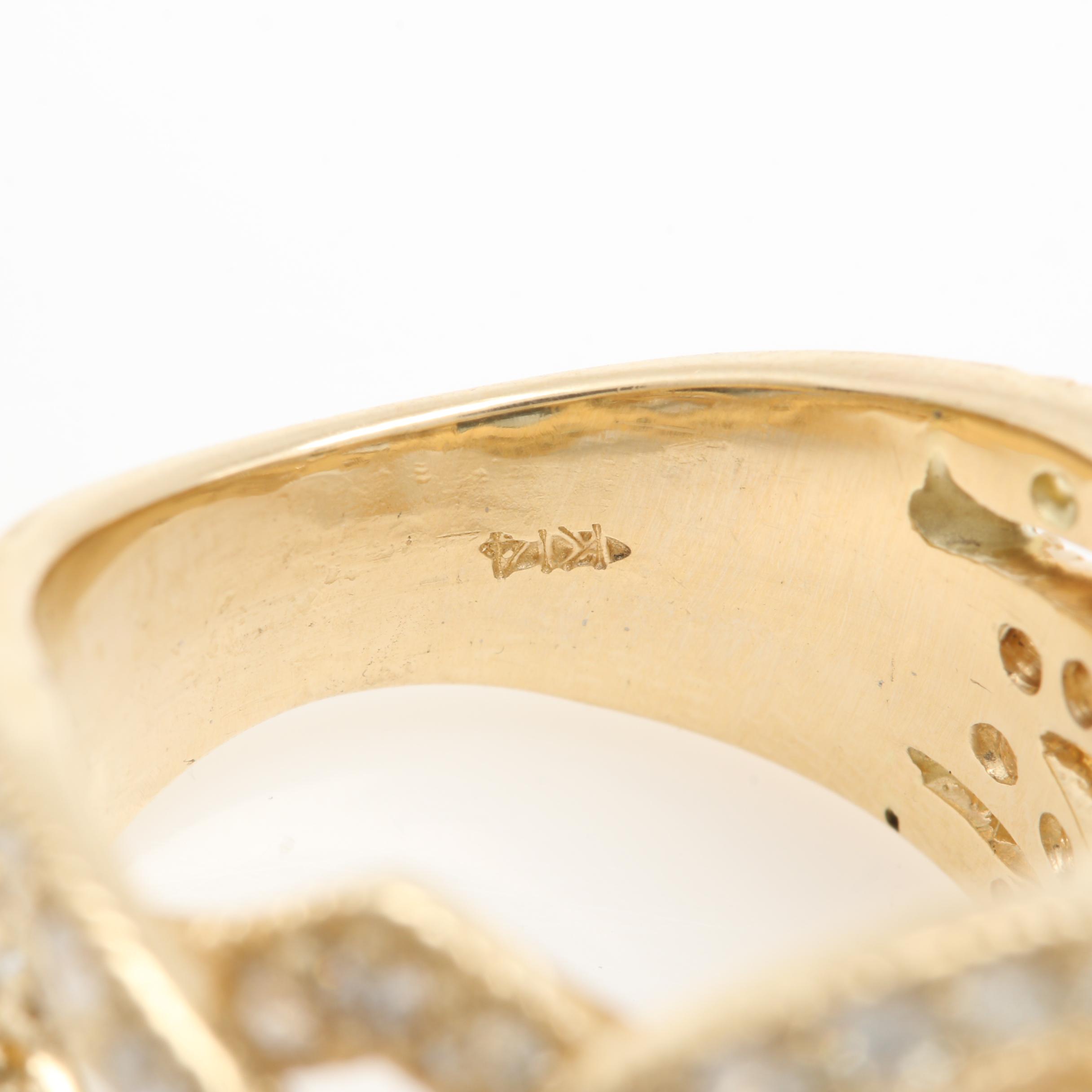 14K Yellow Gold 10.70 CT Aquamarine and 1.33 CTW Diamond Ring