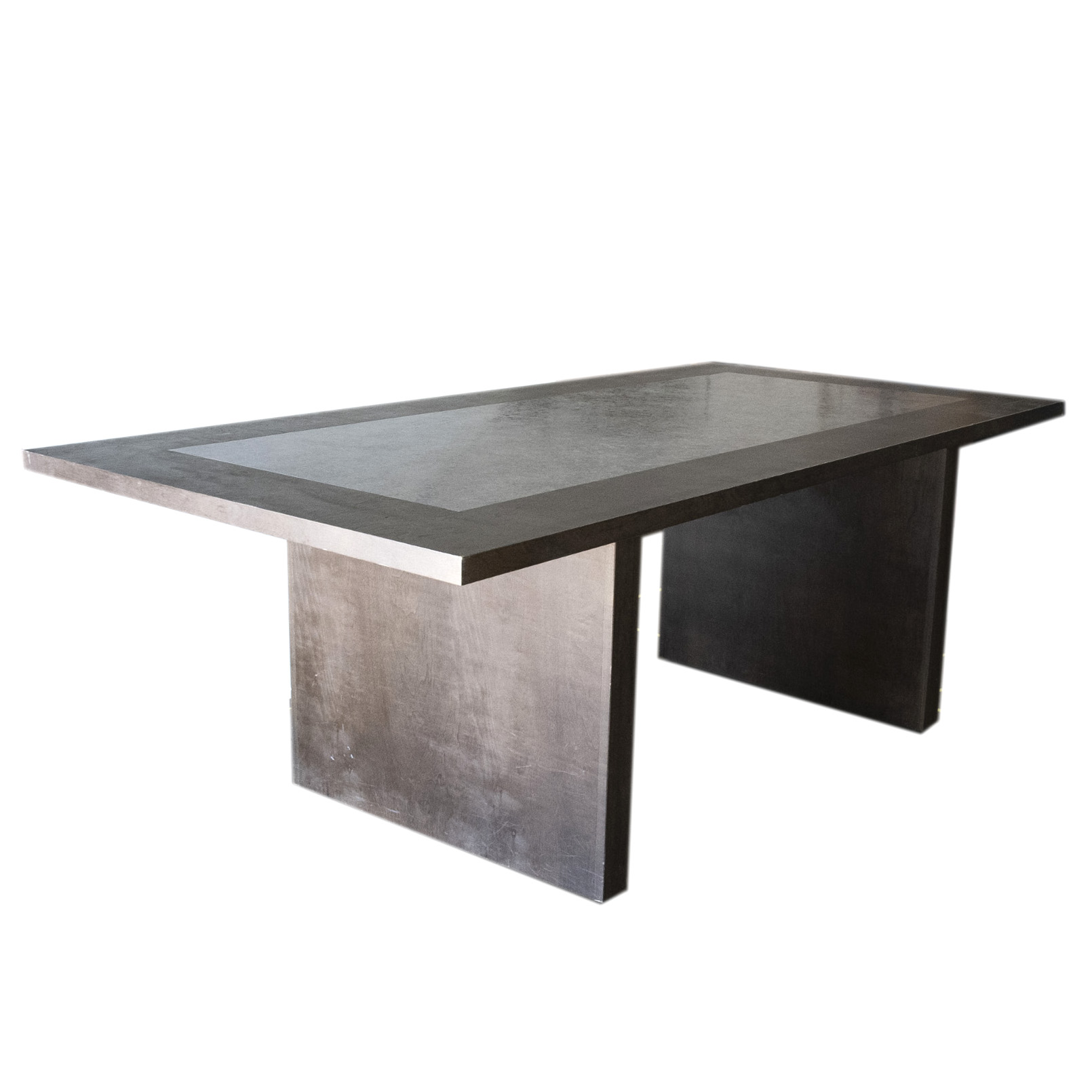 Faux Stone Top Dining Table