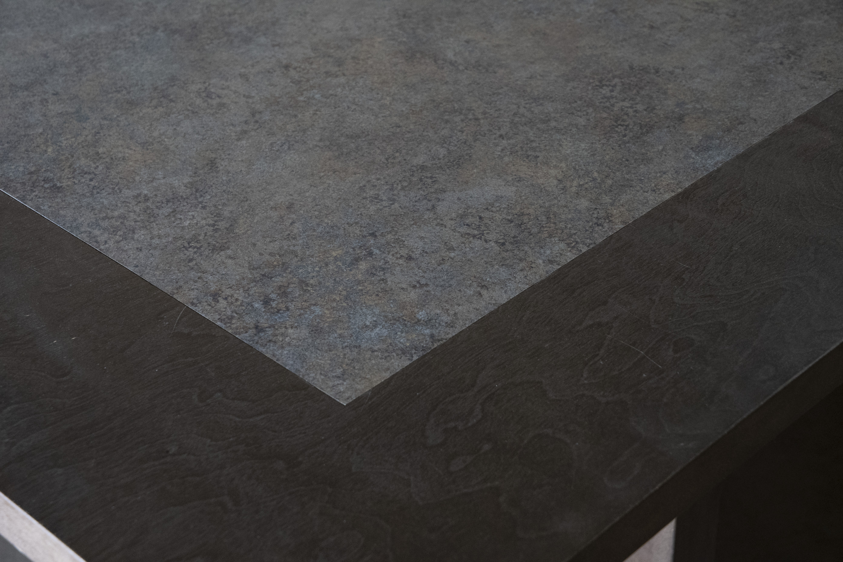 Faux Stone Top Dining Table